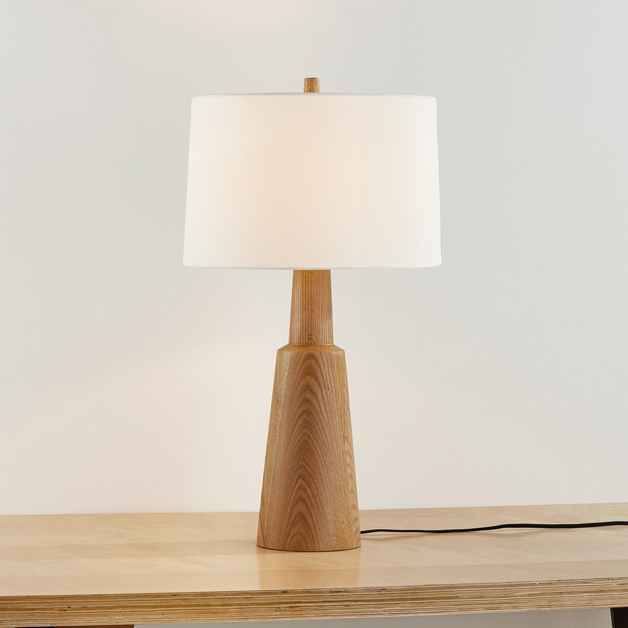 Dennis 1-Light Table Lamp in Aged Brass 17W x 30.5H