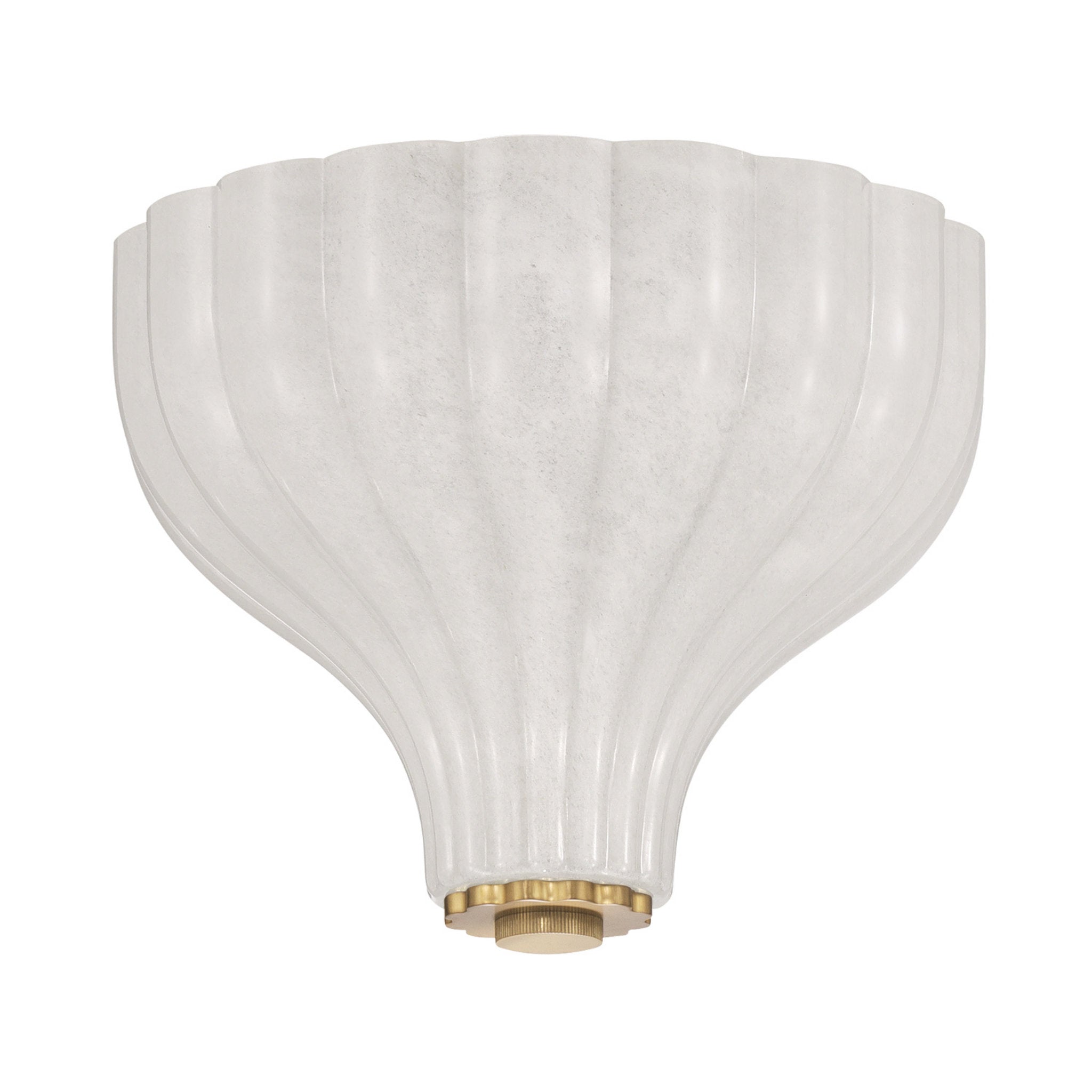 Layton 9.75'' Luxe Gold Semi Flush Mount Gold 9.75"W x 8"H x 9.75"D