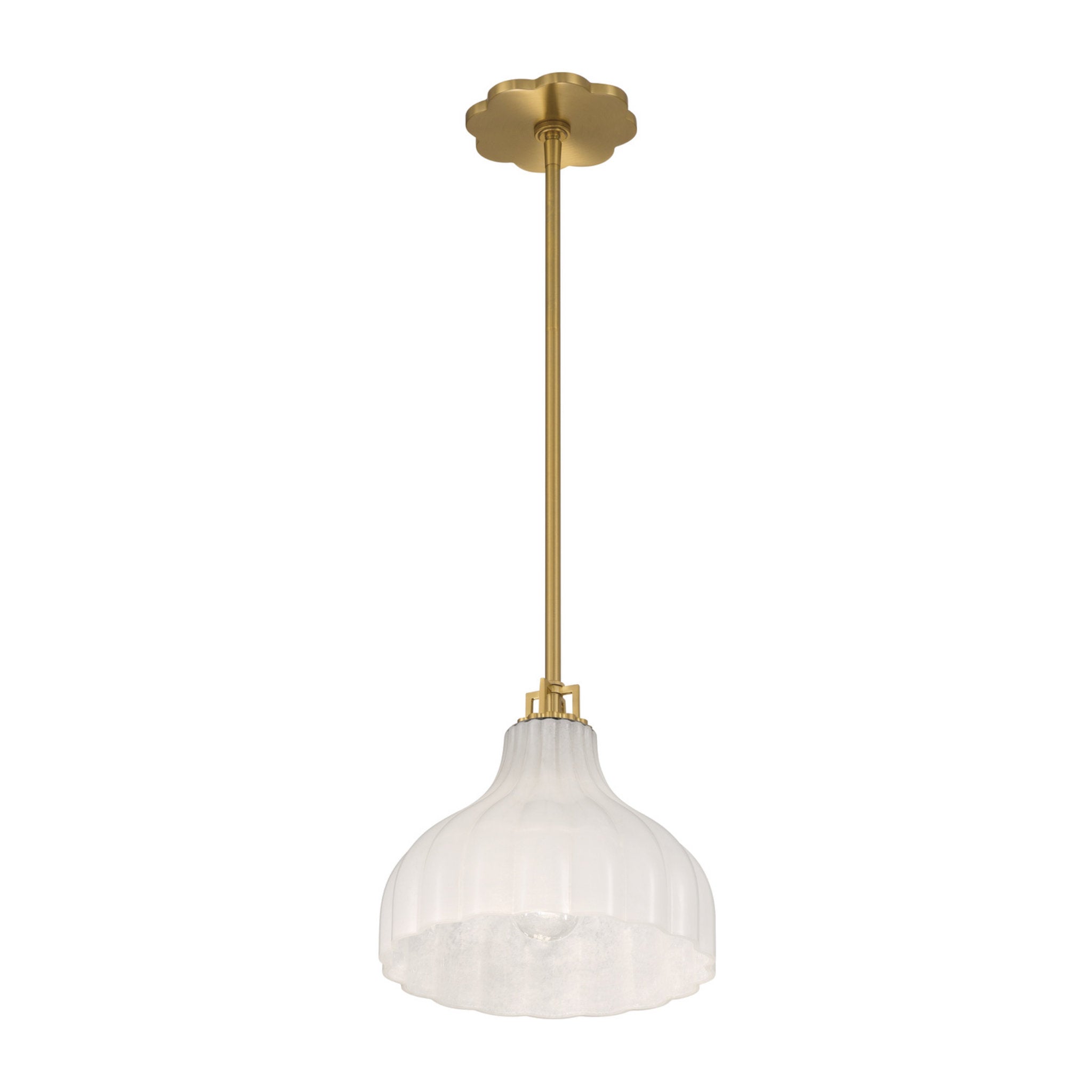 Layton 9.75'' Luxe Gold Pendant Gold 9.75"W x 8.75"H x 9.75"D