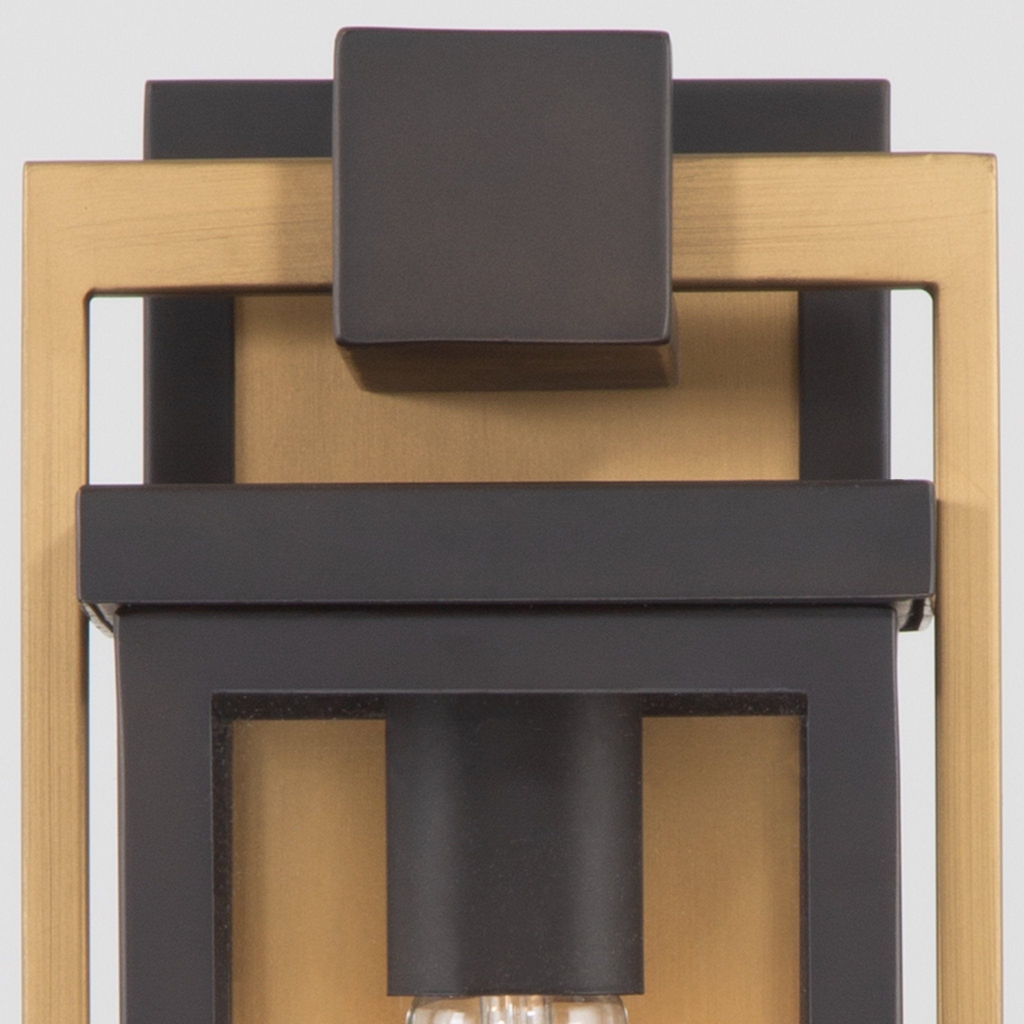 Lendel 6'' Twilight Bronze + Textured Gold Outdoor Sconce Bronze 6"W x 15"H x 6.5"D