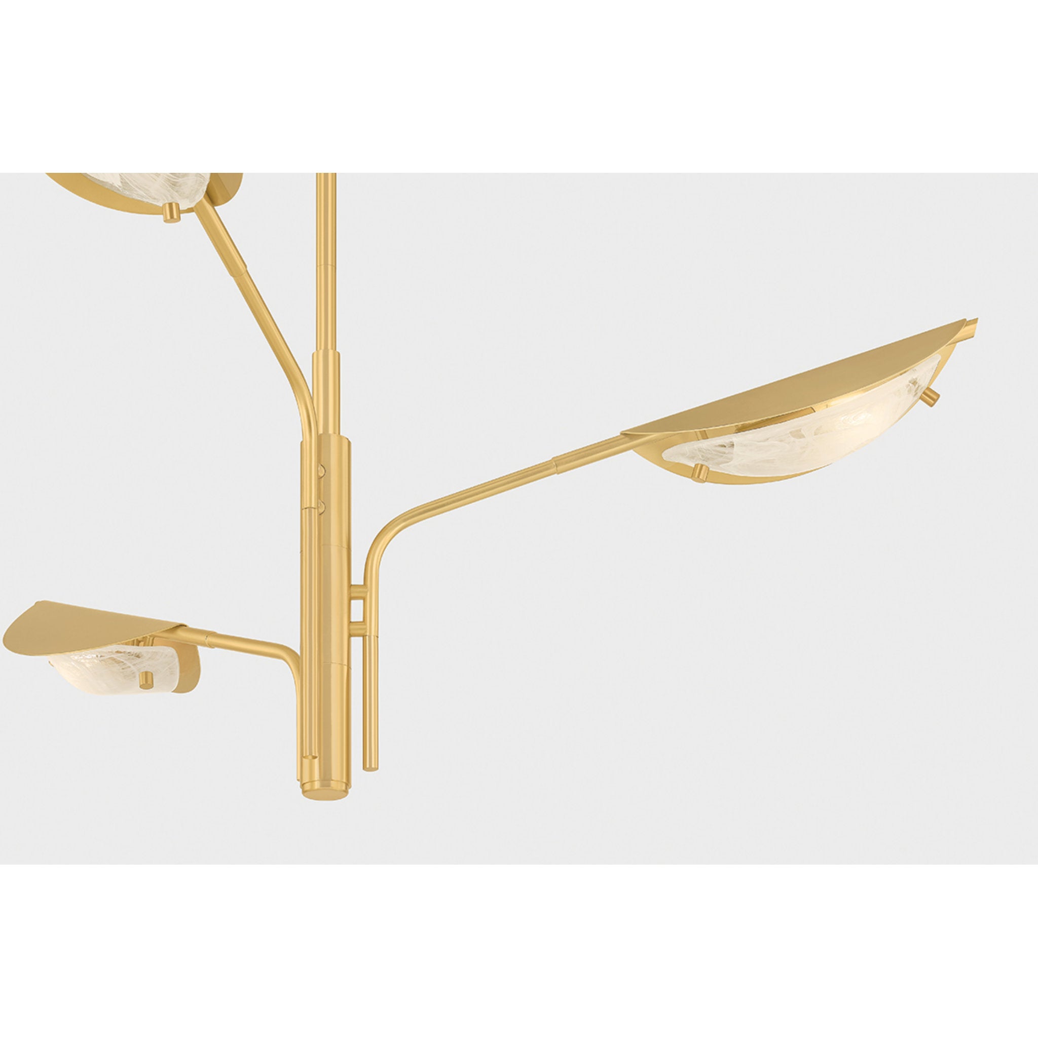 Levin 3-Light Chandelier in Aged Brass 40W x 18.5H