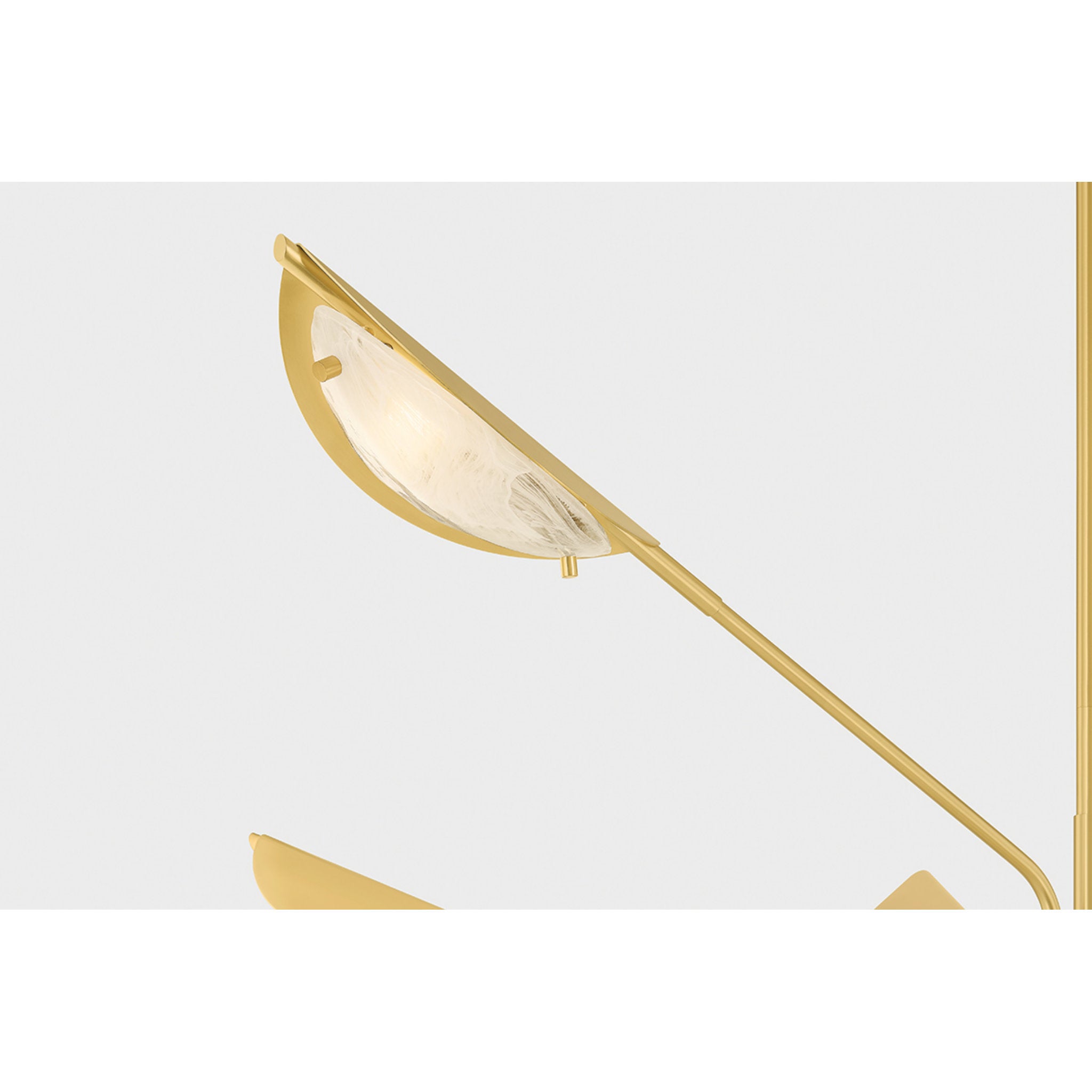 Levin 6-Light Chandelier in Aged Brass 54W x 21.25H