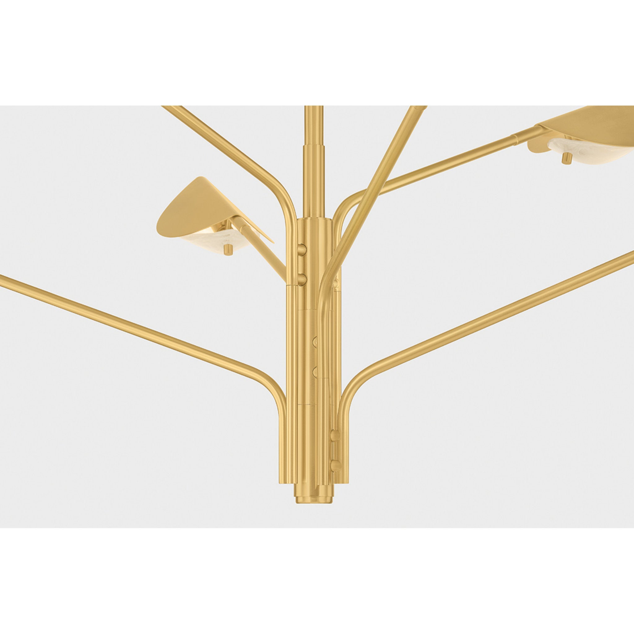 Levin 6-Light Chandelier in Aged Brass 54W x 21.25H