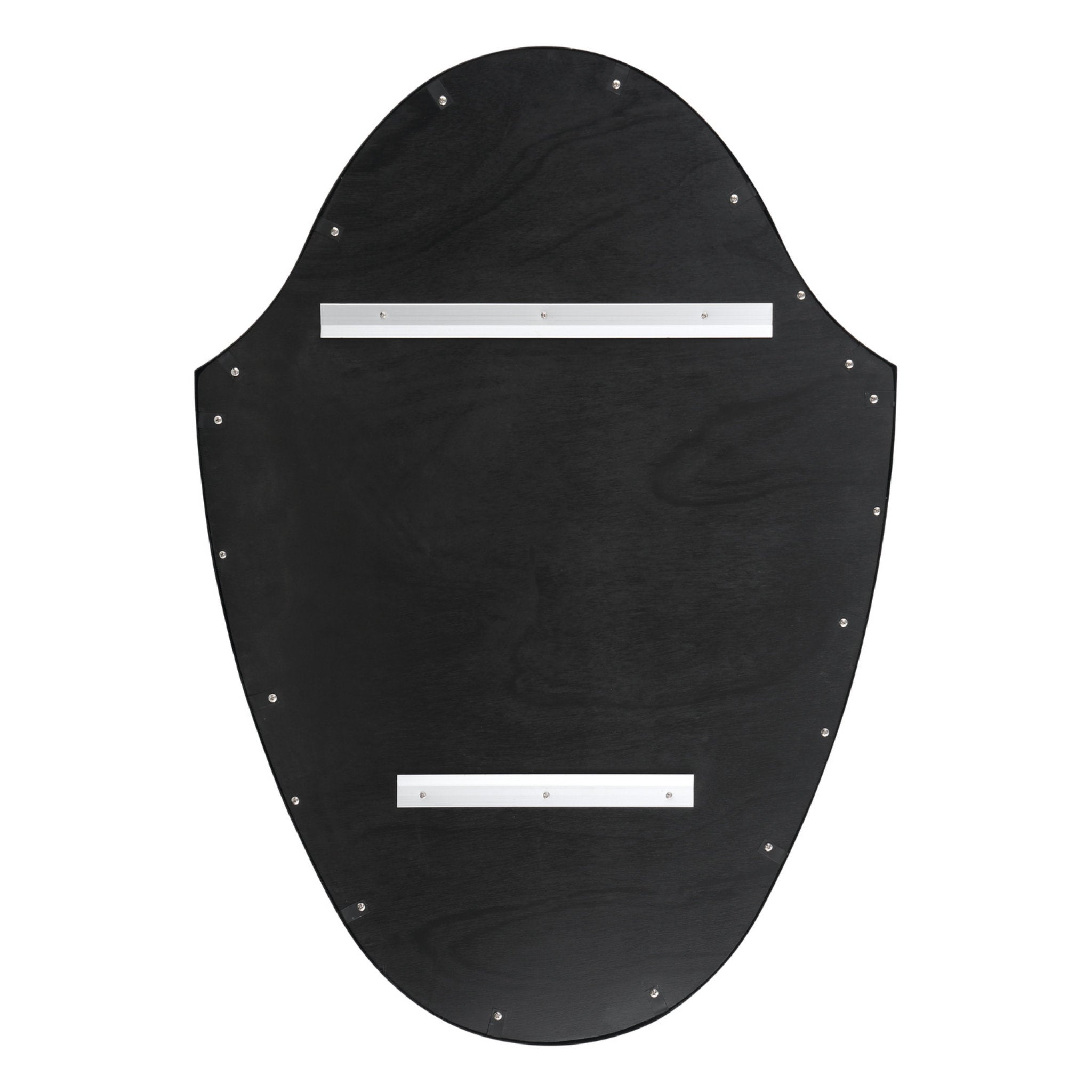 Lindee 28'' Matte Black Mirror Black 28"W x 40"H x 1"D