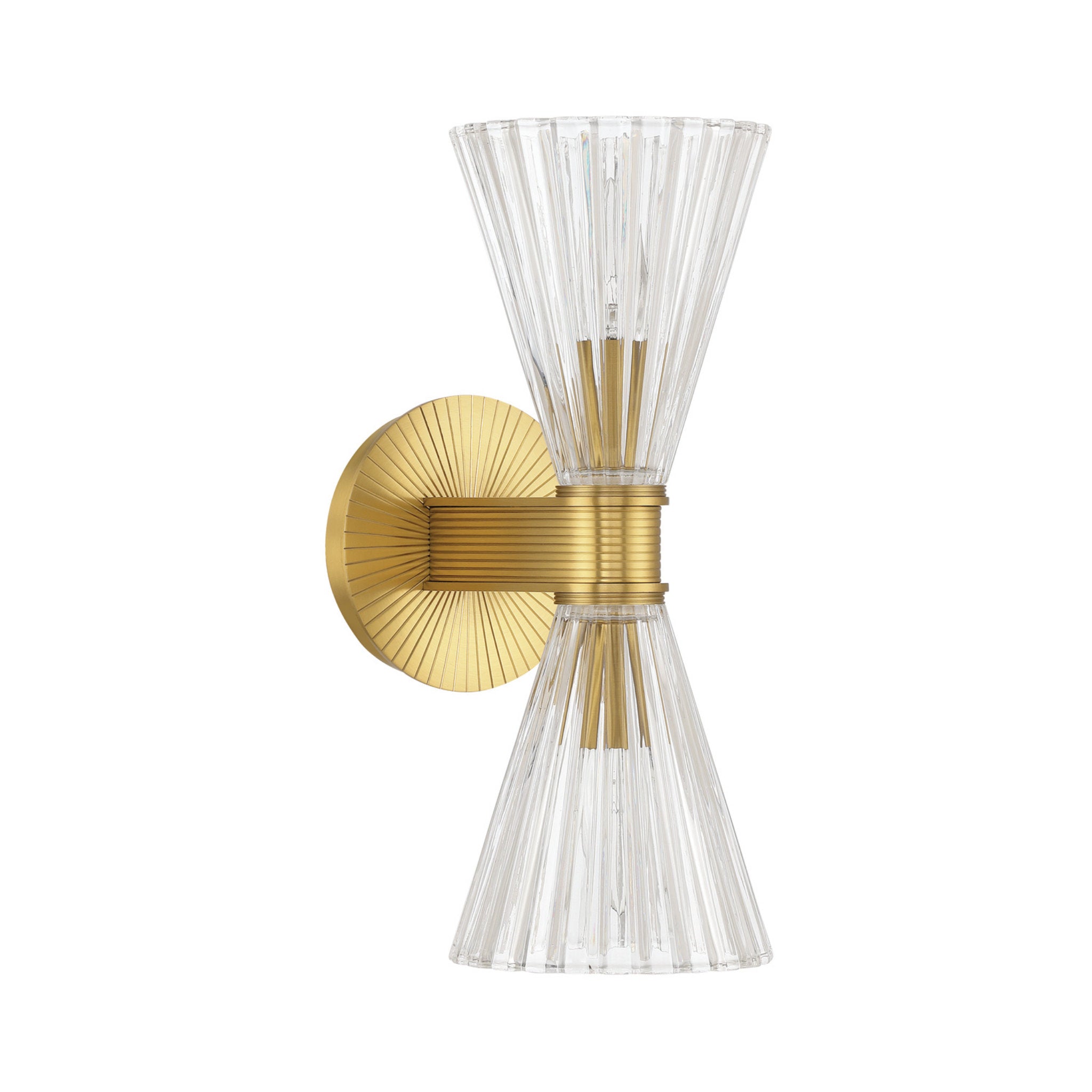 Lotus 5.5'' Luxe Gold Sconce Gold 5.5"W x 13.75"H x 7.5"D