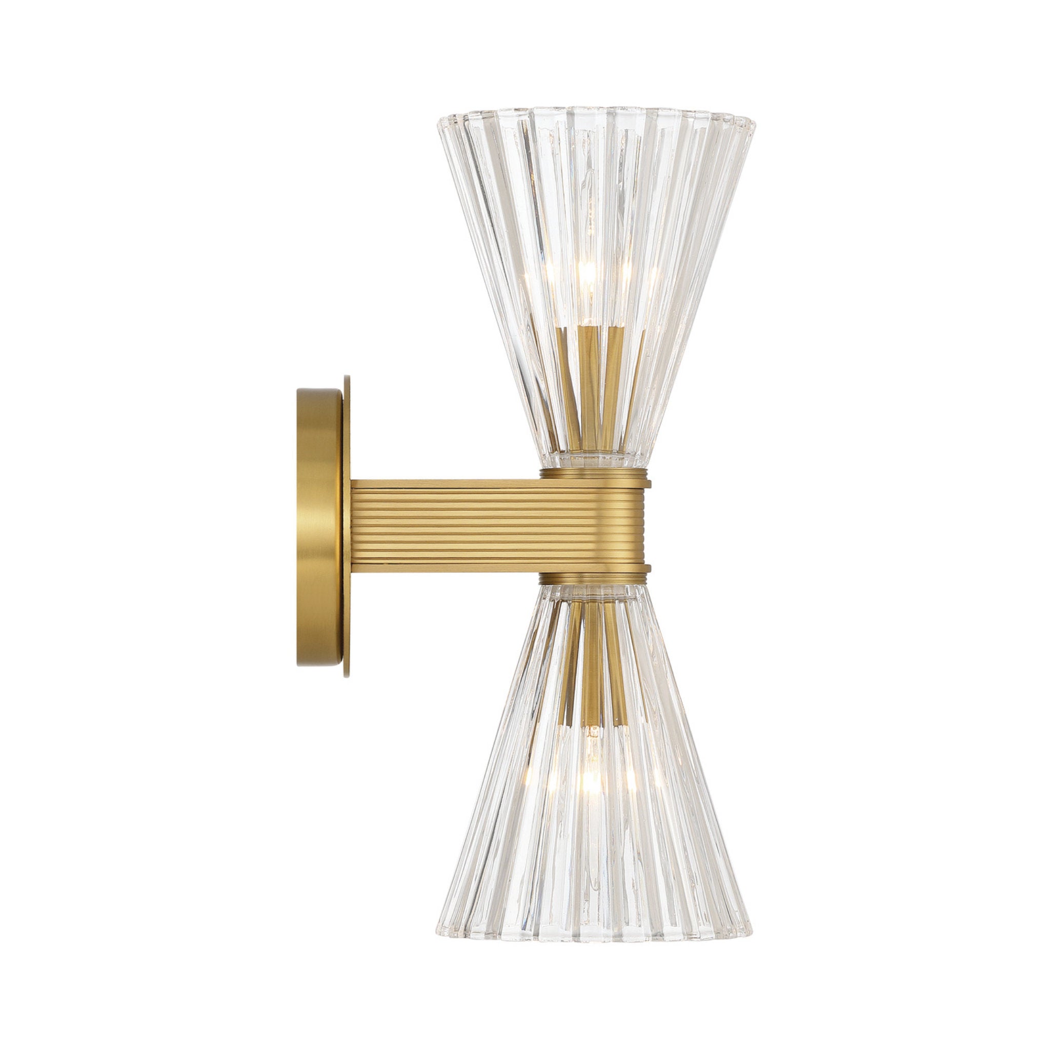 Lotus 5.5'' Luxe Gold Sconce Gold 5.5"W x 13.75"H x 7.5"D