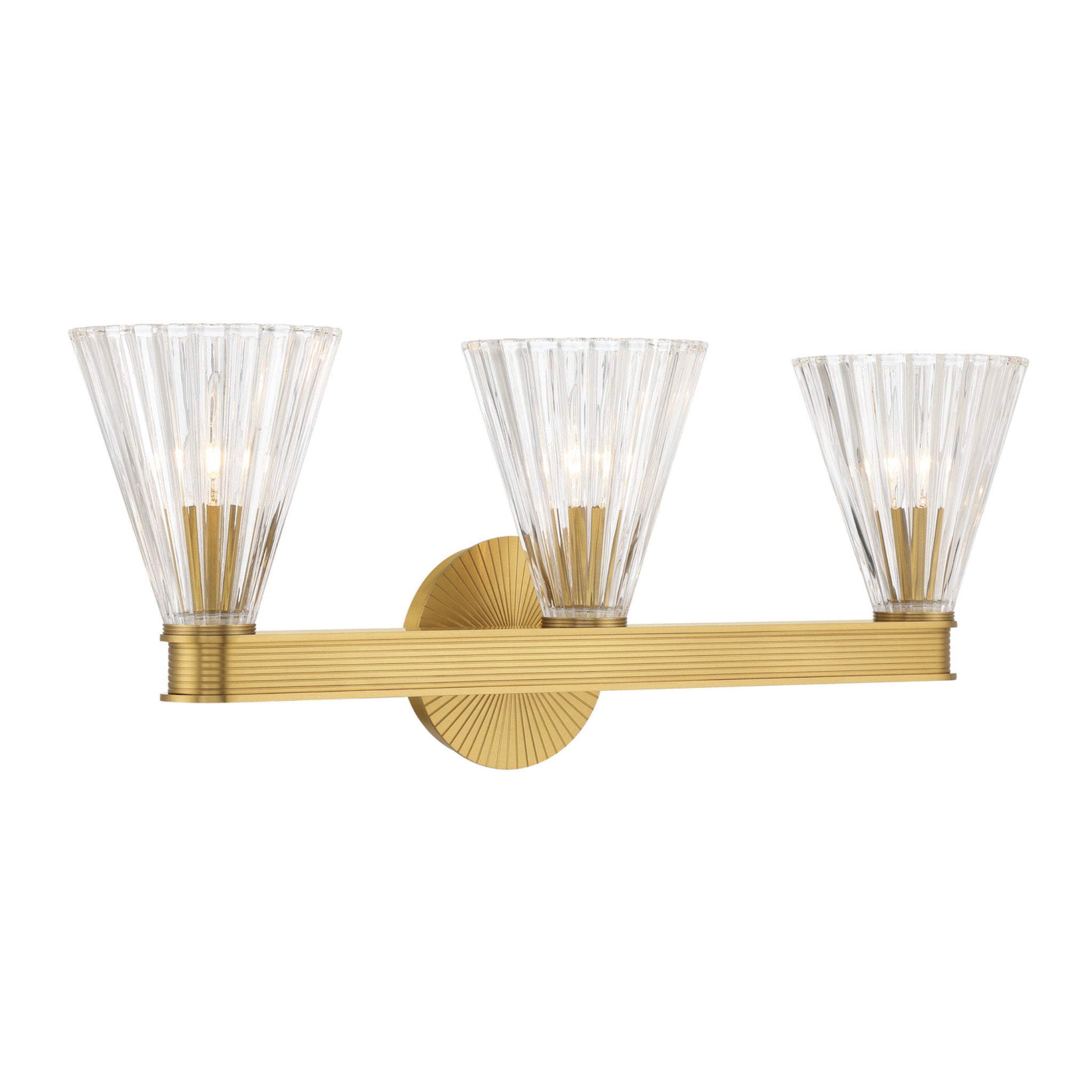 Lotus 23.5'' Luxe Gold Bathroom Vanity Gold 23.5"W x 9.25"H x 6.25"D