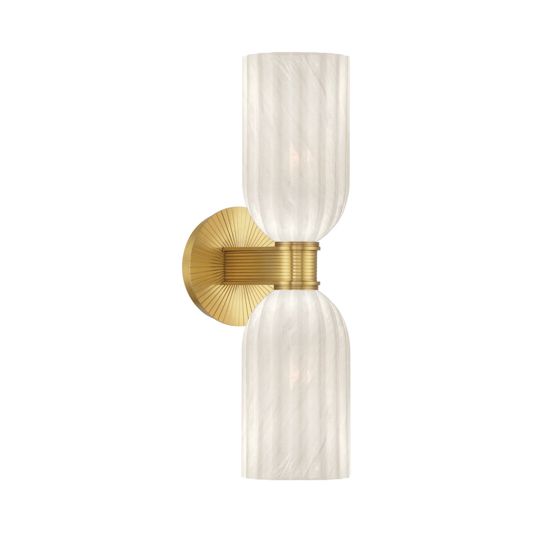 Lotus 5'' Luxe Gold Sconce Gold 5"W x 17"H x 7"D