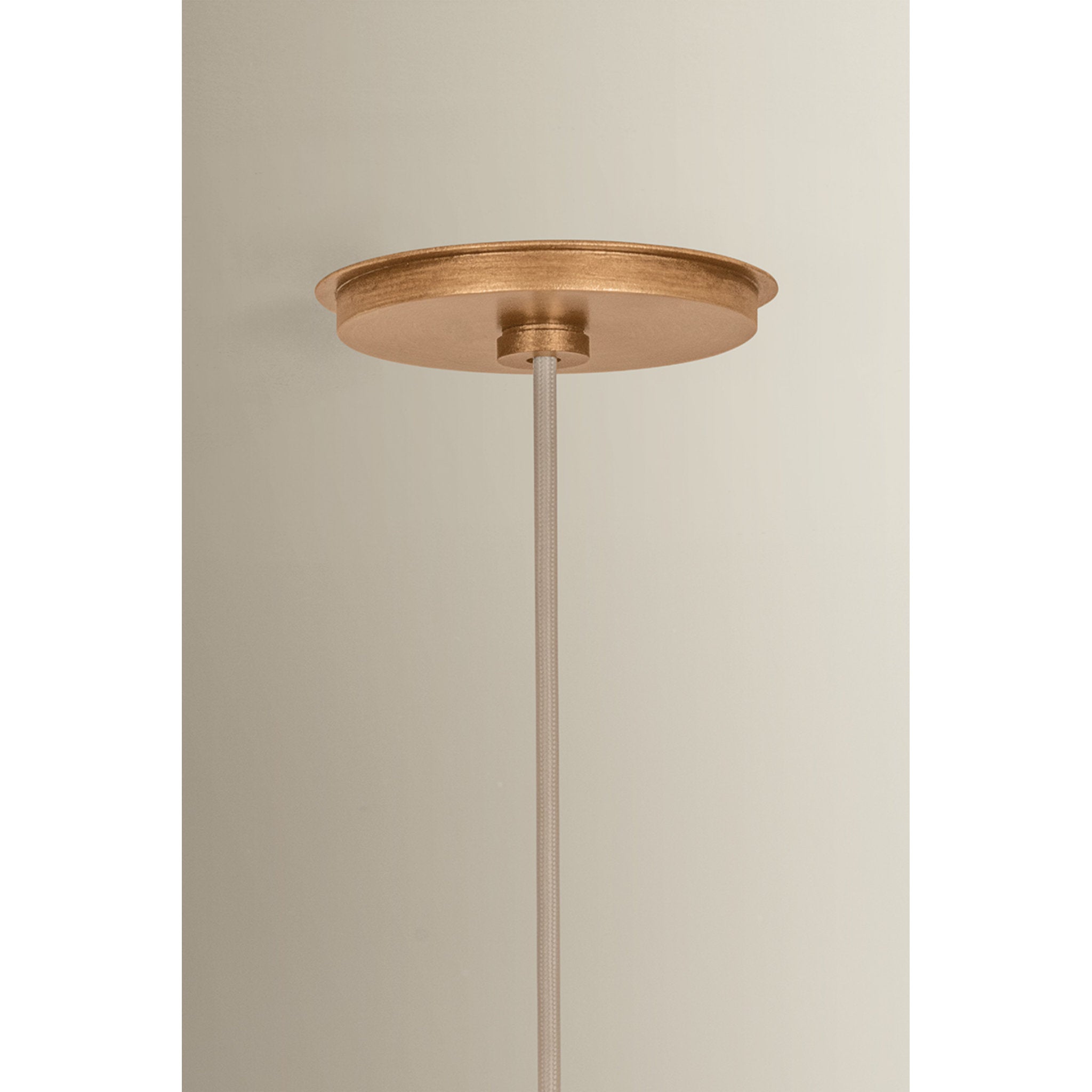 Louise 3-Light Pendant in Patina Gold Leaf by Augusta Hoffman 25L x 25W x 18.25H