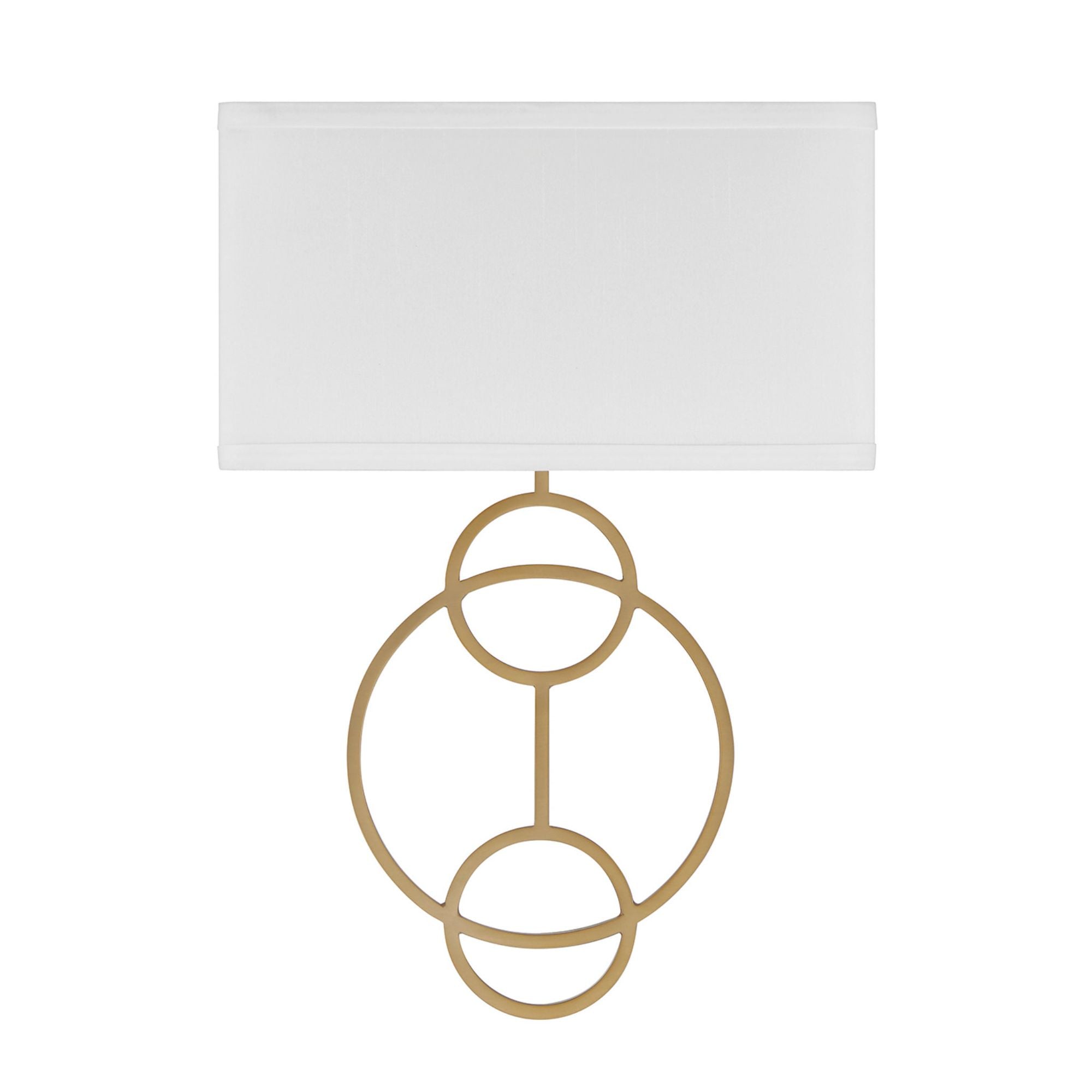 Laurel 10'' Vibrant Gold Sconce White 10"W x 14.25"H x 4"D