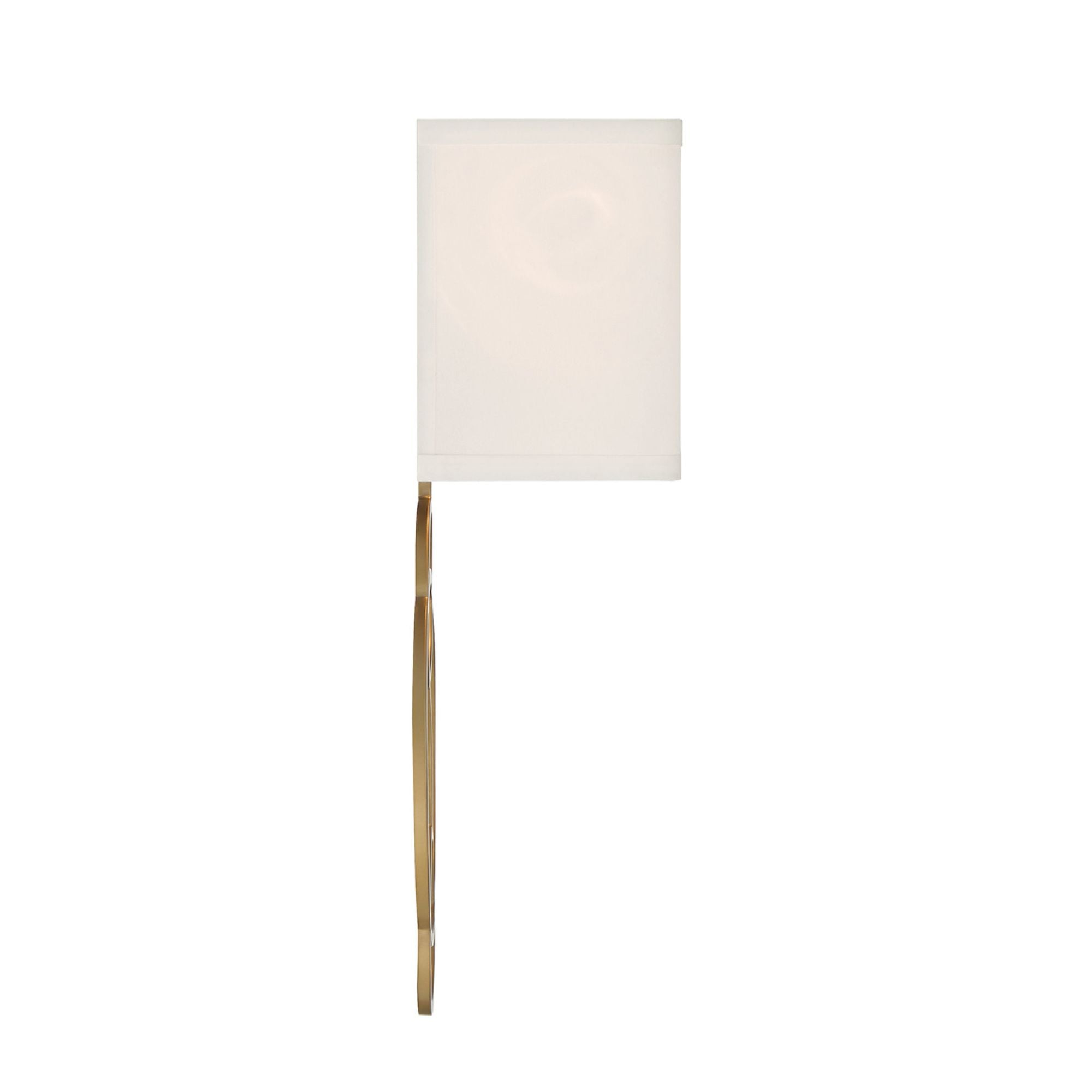 Laurel 10'' Vibrant Gold Sconce White 10"W x 14.25"H x 4"D