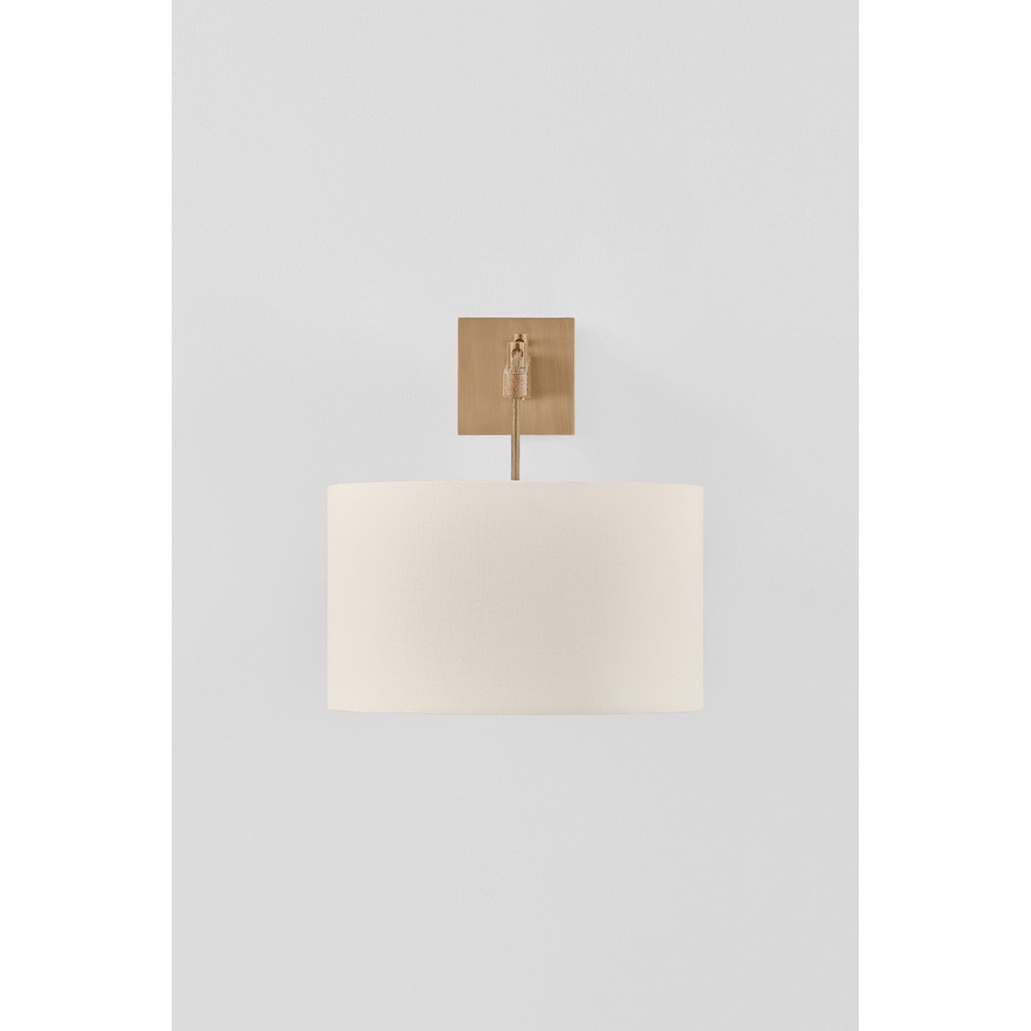 Mailo 1-Light Wall Sconce in Patina Brass 12W x 12H