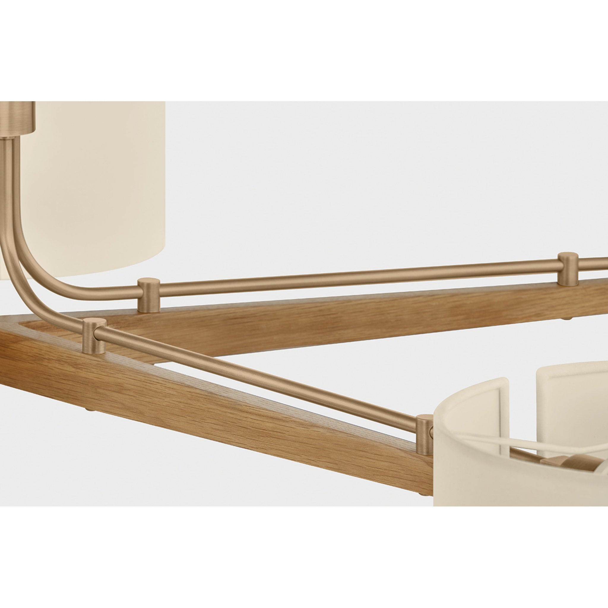 Mailo 5-Light Chandelier in Patina Brass 65W x 13H