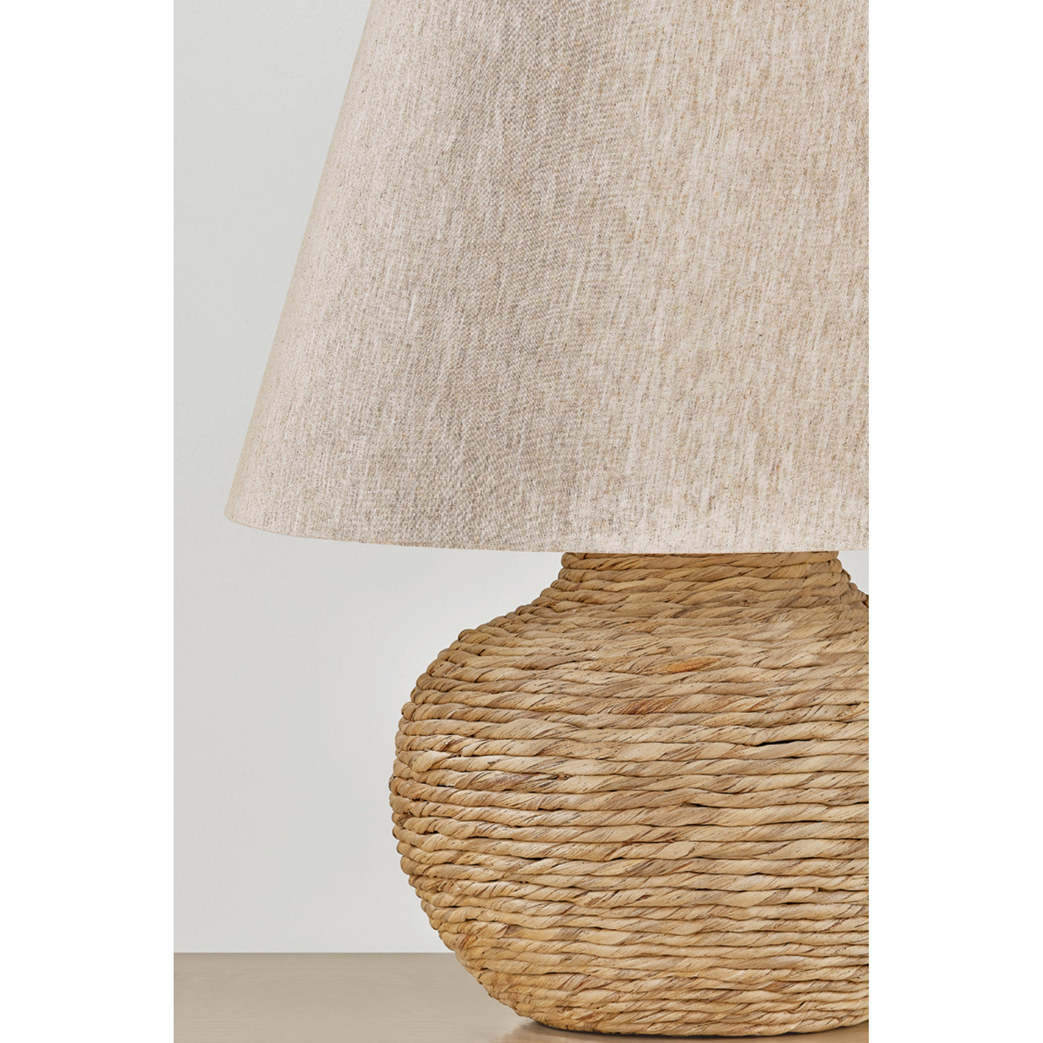 Malik 1-Light Table Lamp in Patina Brass 20W x 21.75H