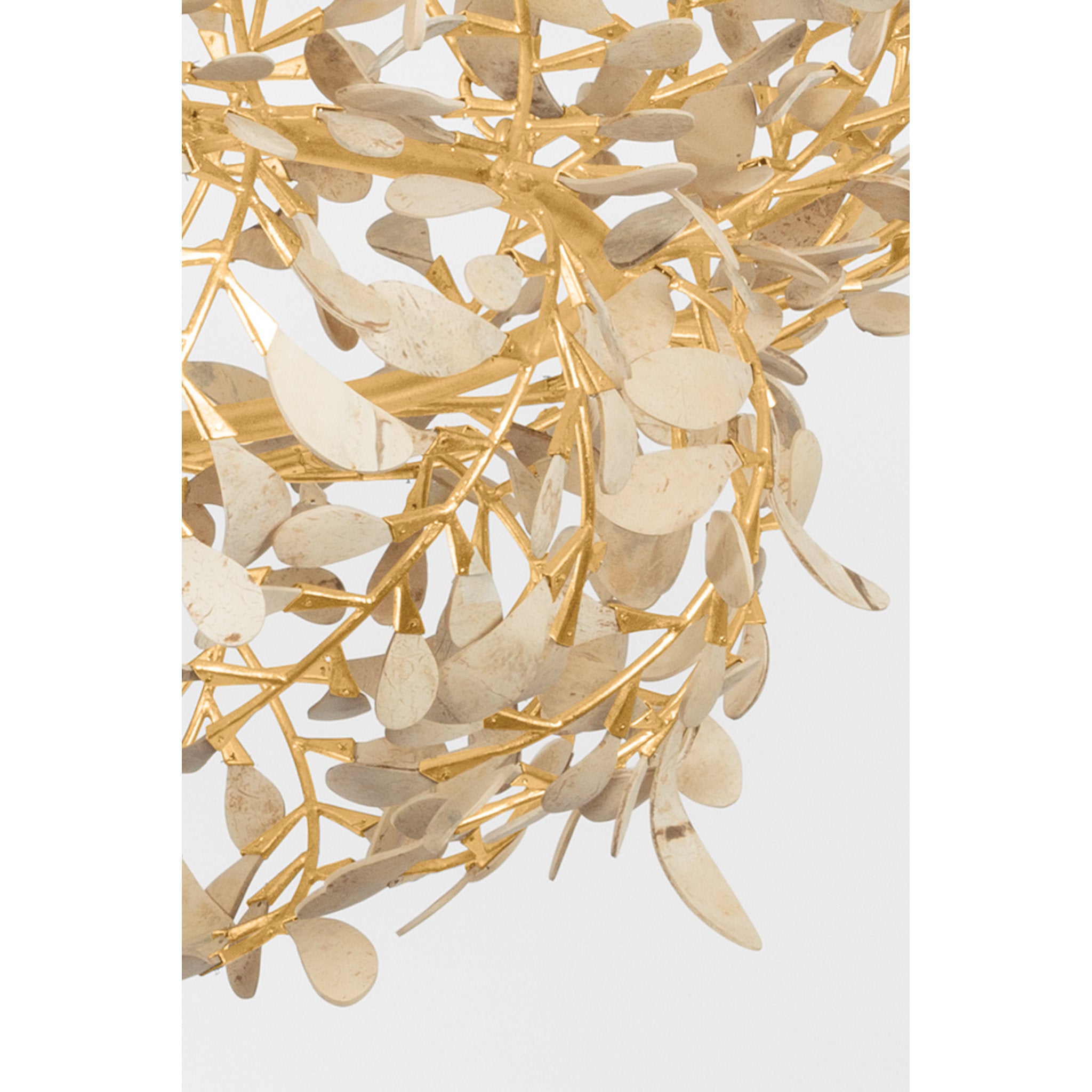 Maybrook 8-Light Chandelier in Vintage Gold Leaf 40W x 19.75H