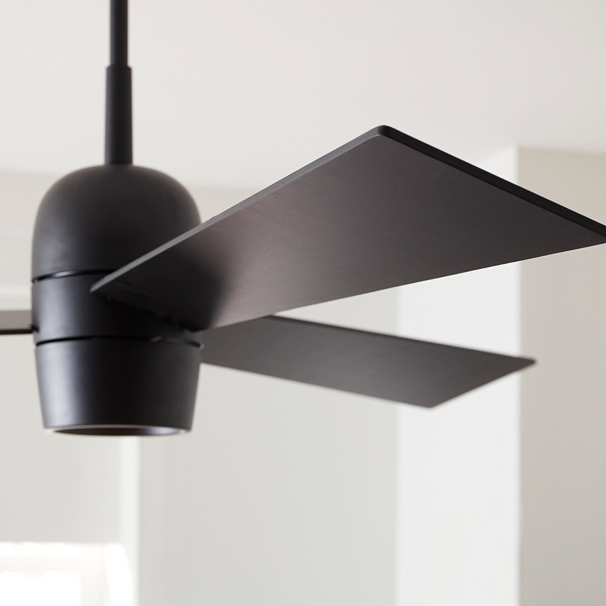 Thomas O'Brien Alba 60" LED Ceiling Fan  in Midnight Black  w/ Midnight Black Blade D:60'' H:15 3/32''