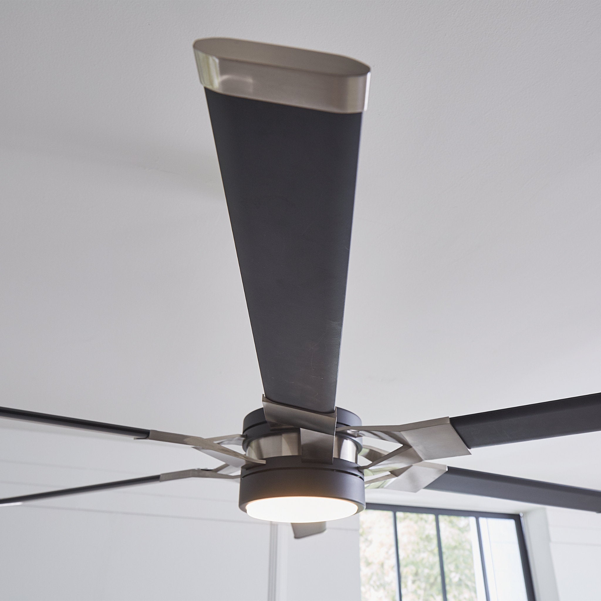 Sean Lavin Loft 62" LED Ceiling Fan  in Midnight Black  w/ Midnight Black Blade D:62'' H:13''