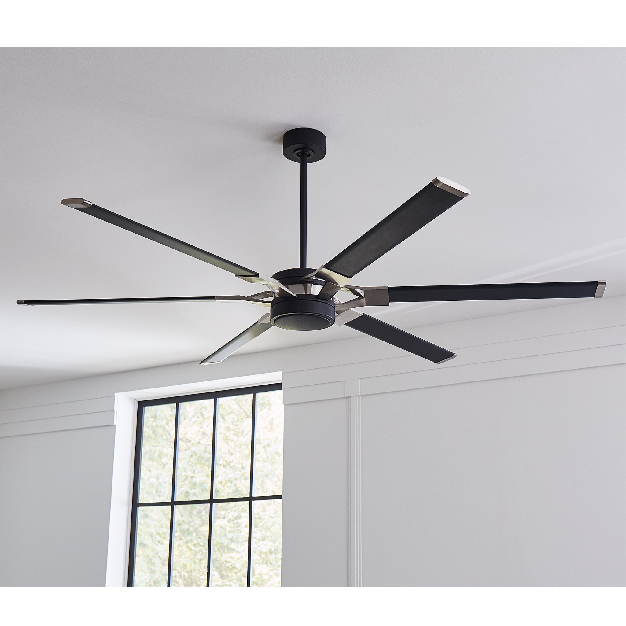 Sean Lavin Loft 72" LED Ceiling Fan  in Midnight Black  w/ Midnight Black Blade D:72'' H:13''