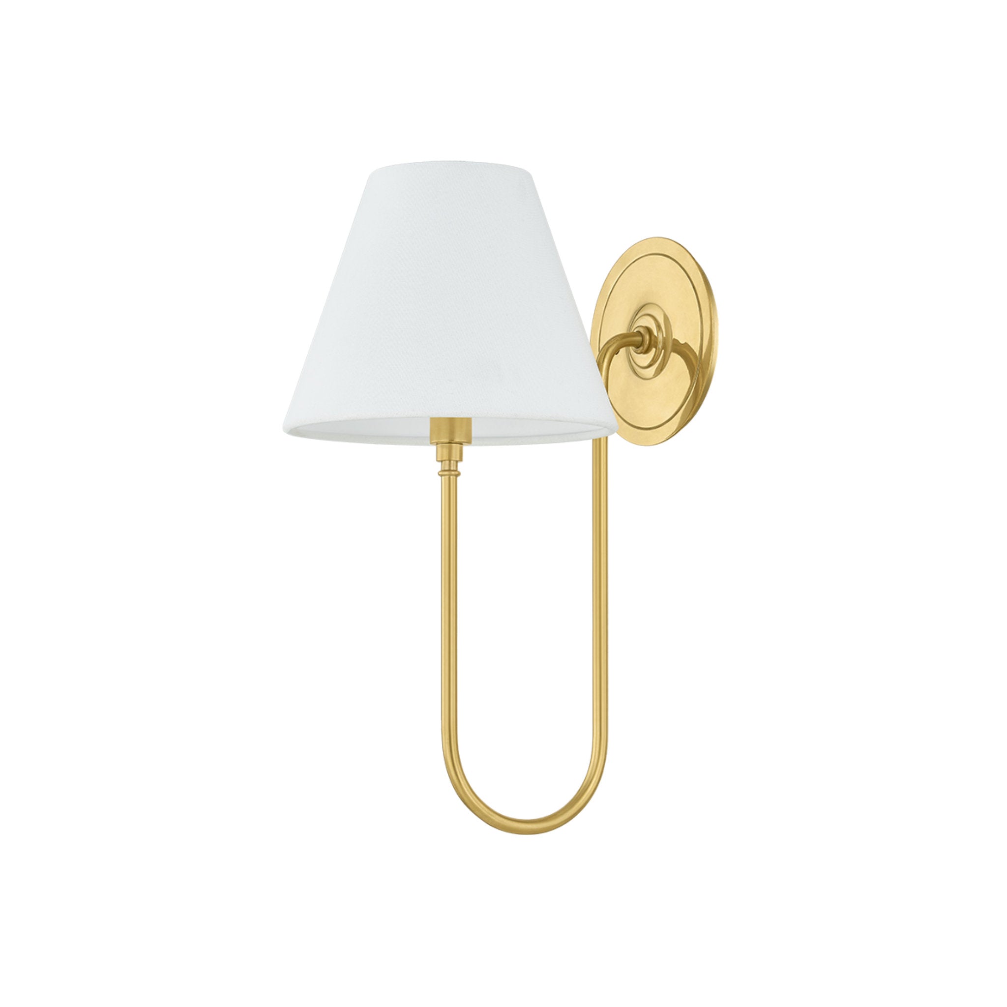 Hawthorne 1-Light Wall Sconce in Aged Brass by Mark D. Sikes 7.75W x 15H