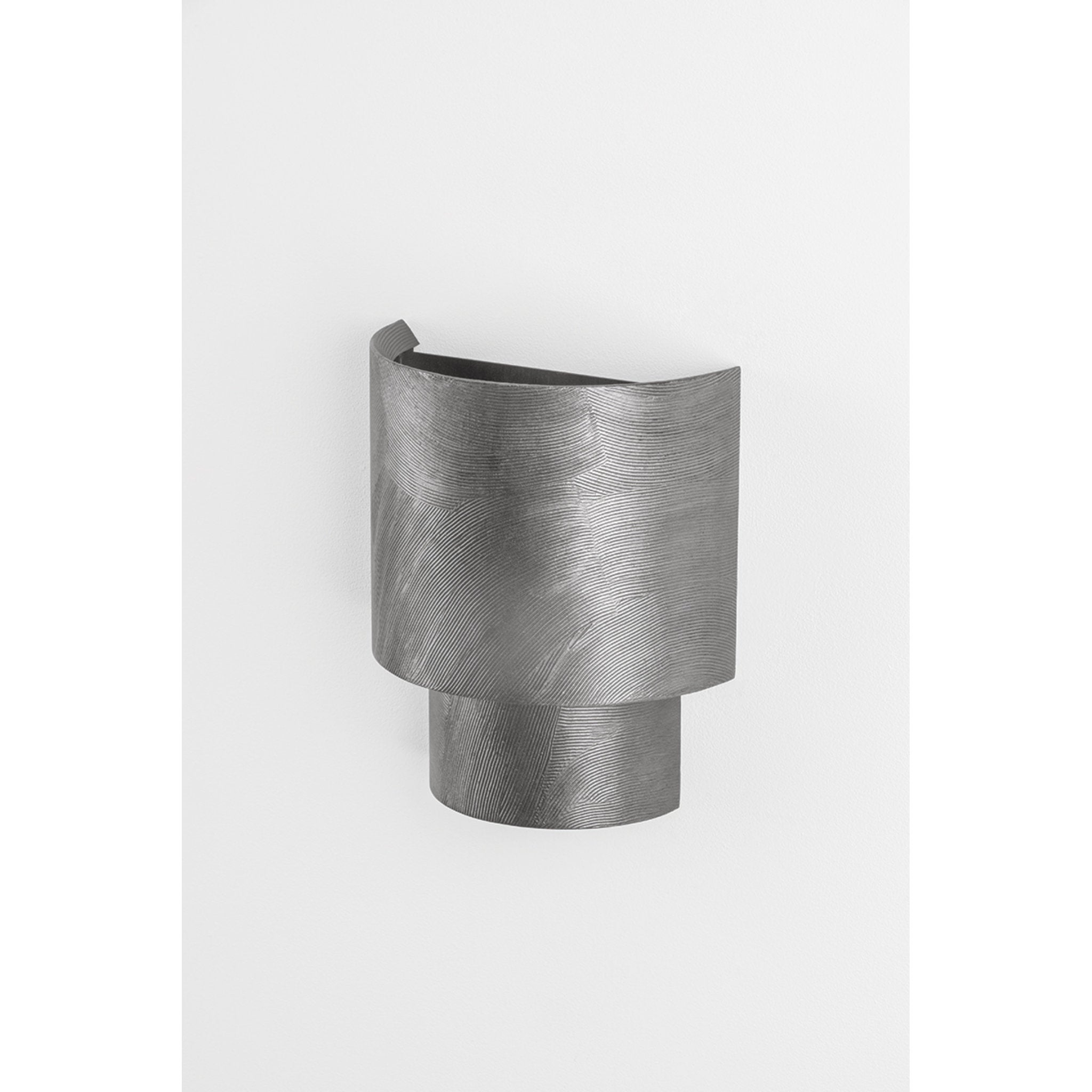 Moray 2-Light Wall Sconce in Black Silver Leaf 7.75W x 9.25H
