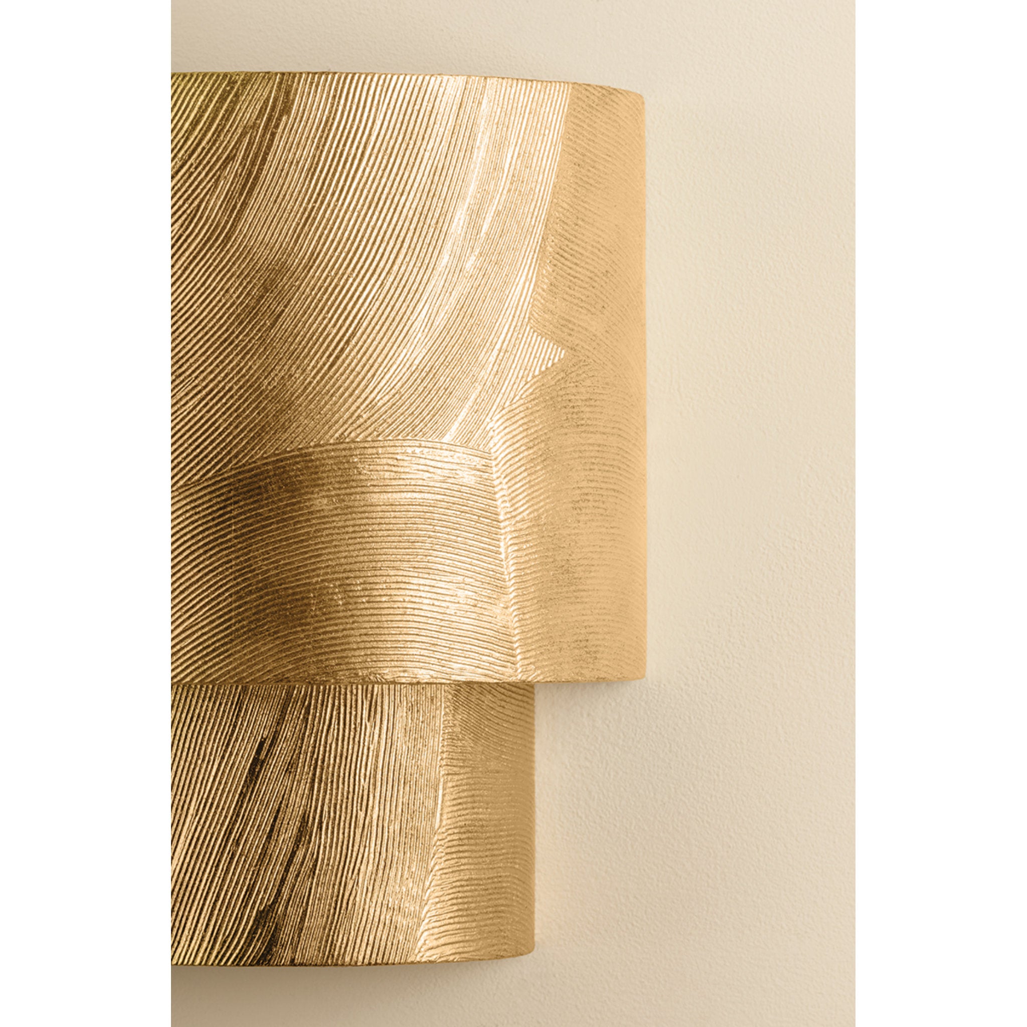 Moray 2-Light Wall Sconce in Vintage Gold Leaf 7.75W x 9.25H
