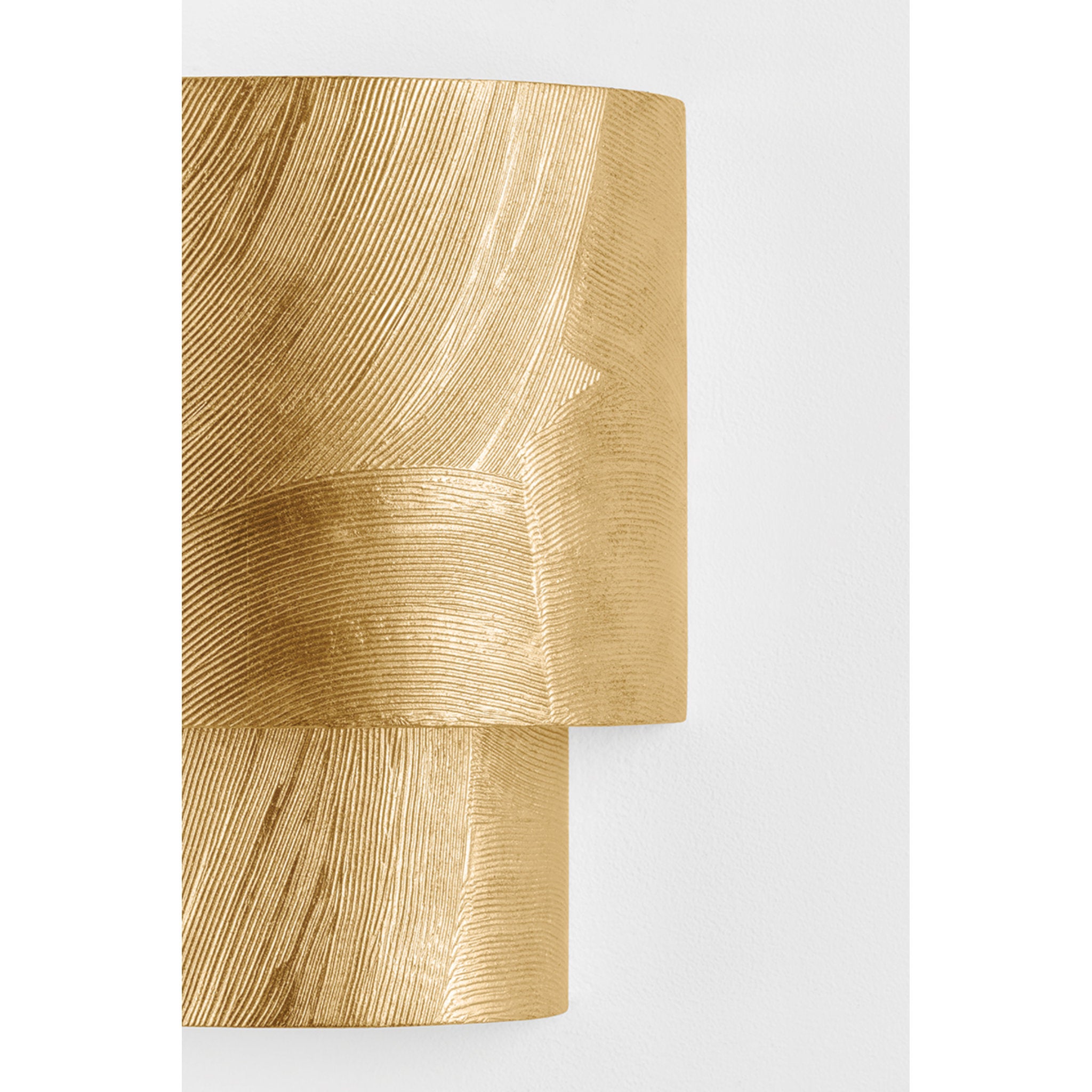 Moray 2-Light Wall Sconce in Vintage Gold Leaf 7.75W x 9.25H