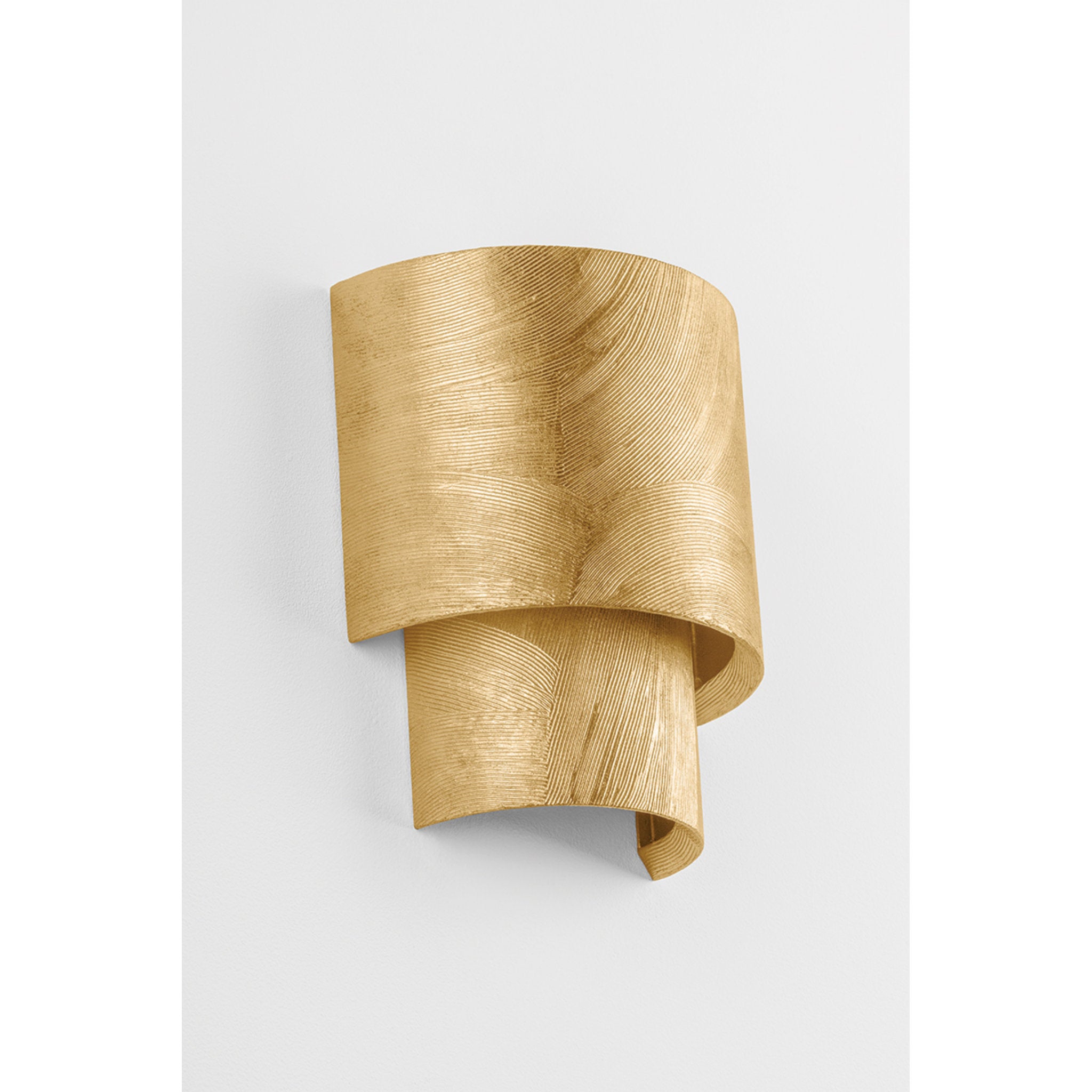 Moray 2-Light Wall Sconce in Vintage Gold Leaf 7.75W x 9.25H