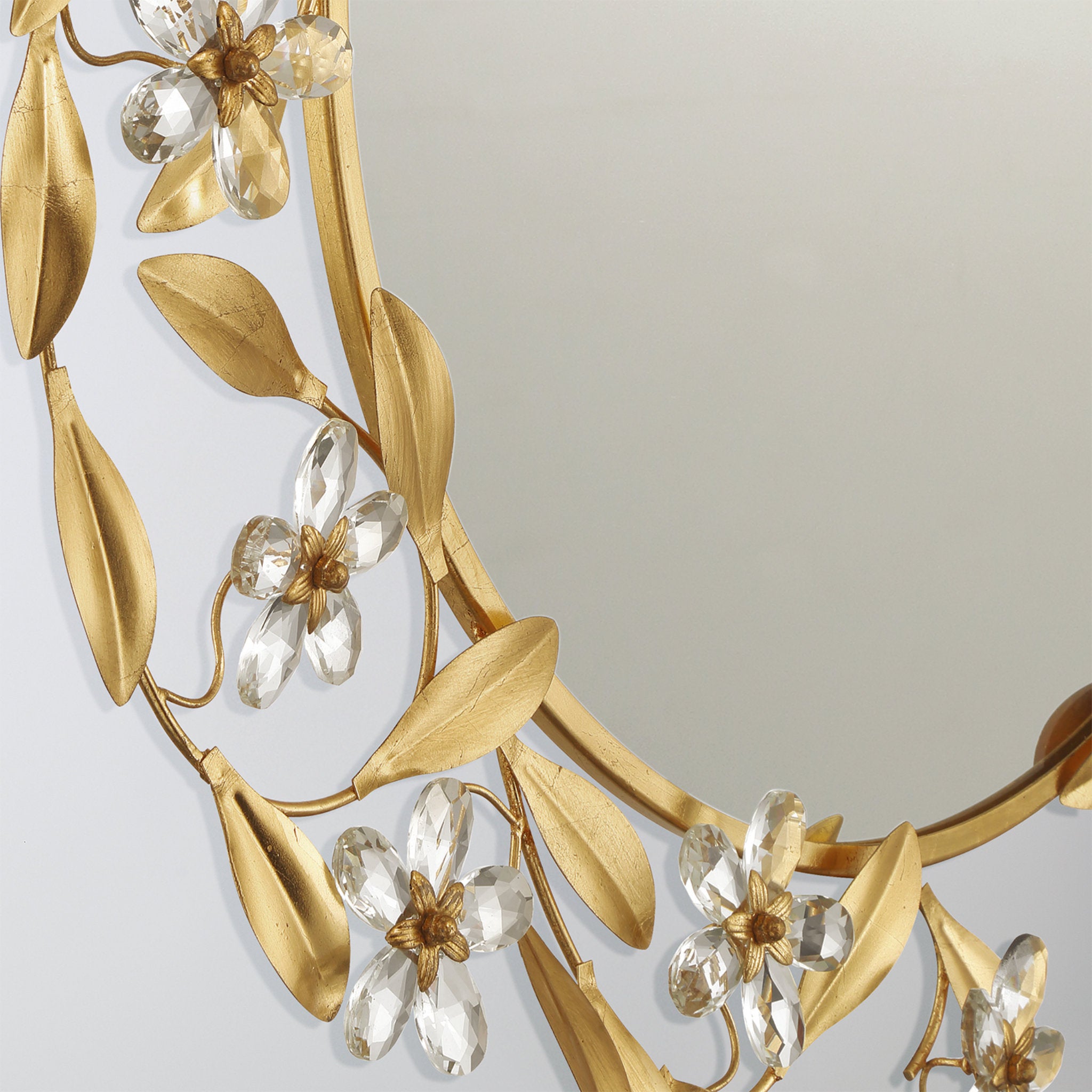 Marselle 30'' Antique Gold Mirror Gold 30"W x 30"H x 2.5"D