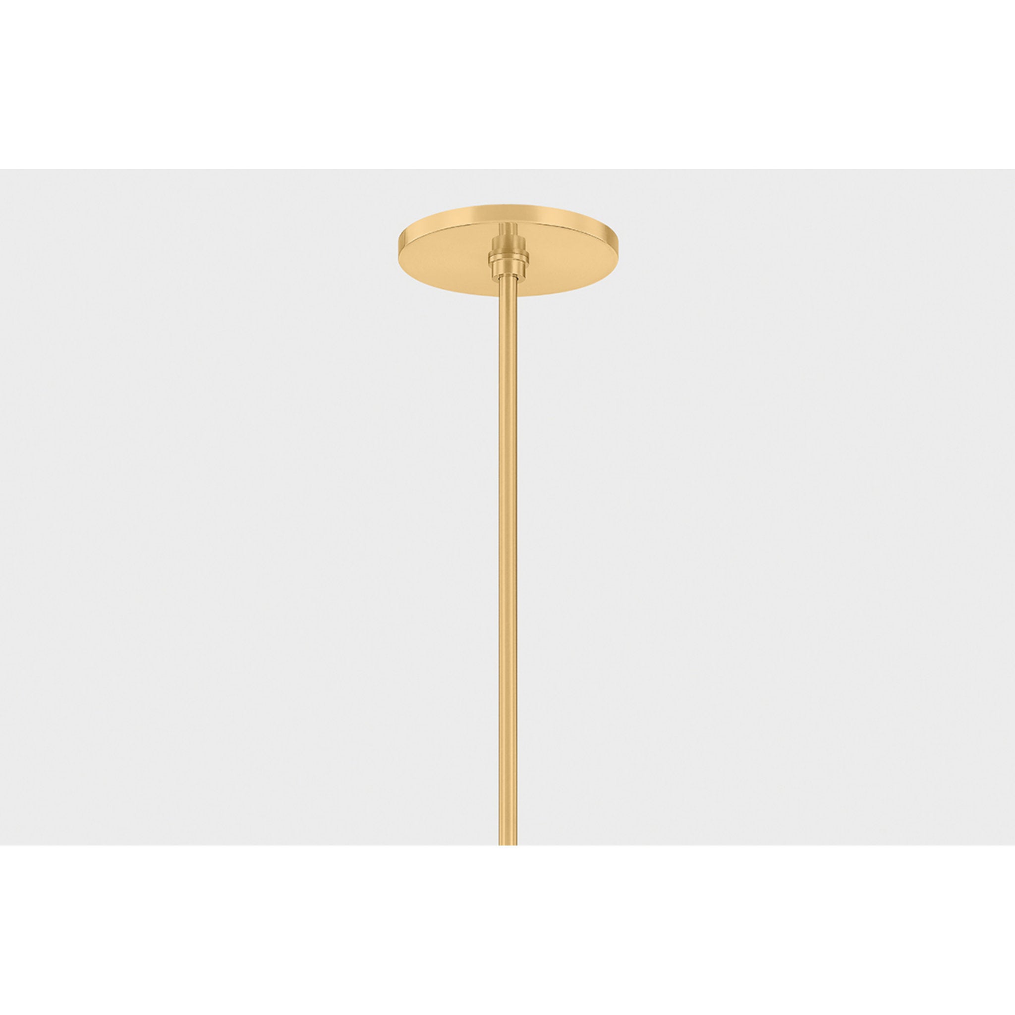 Natasha 6-Light Chandelier in Aged Brass 48W x 18H