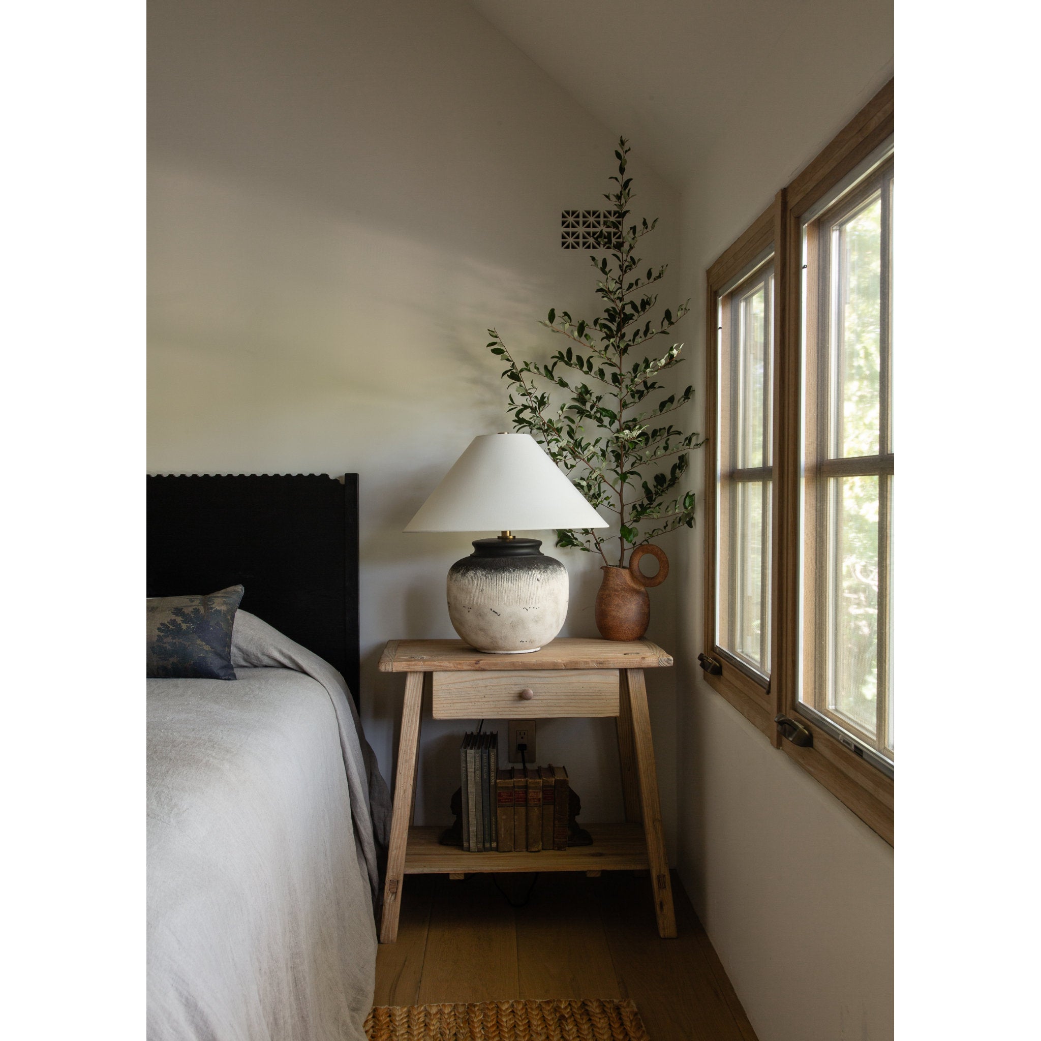 Unearthed 1-Light Table Lamp in Patina Brass by Lauren Liess 22W x 23H