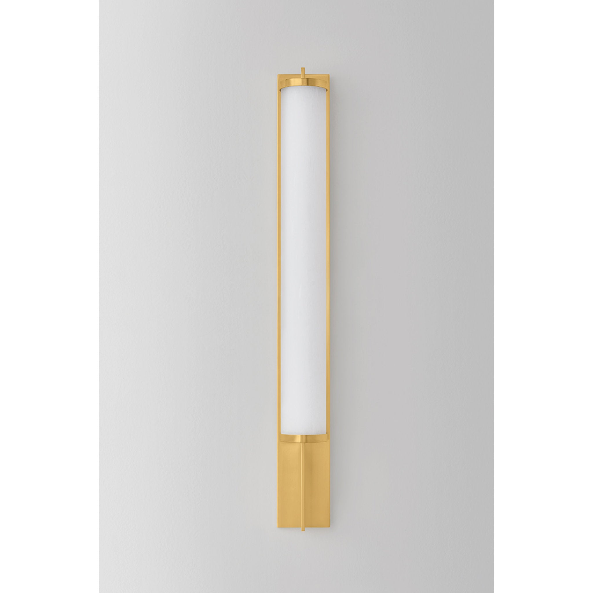 Northfield 1-Light Wall Sconce in Aged Brass 2.75W x 23.5H