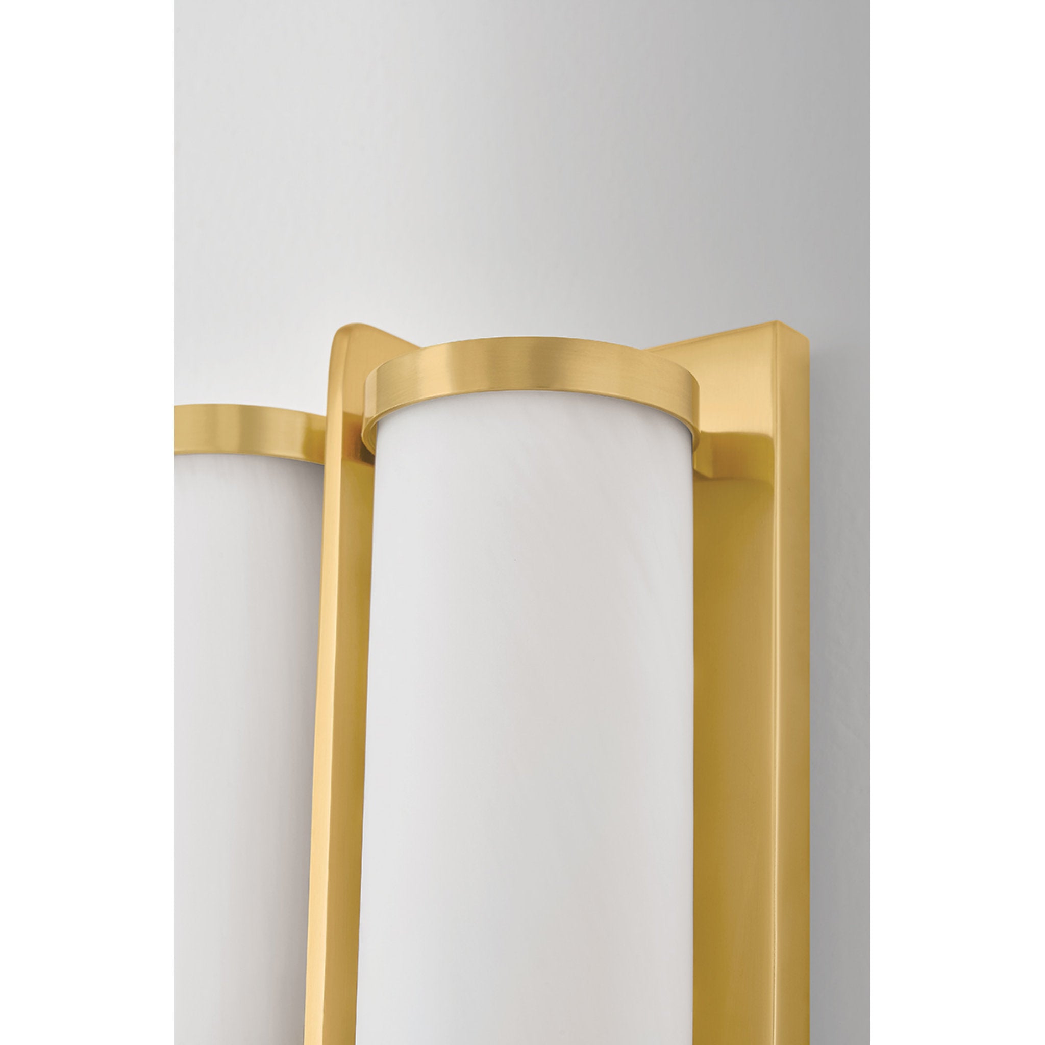 Northfield 2-Light Wall Sconce in Aged Brass 5.5W x 23.5H