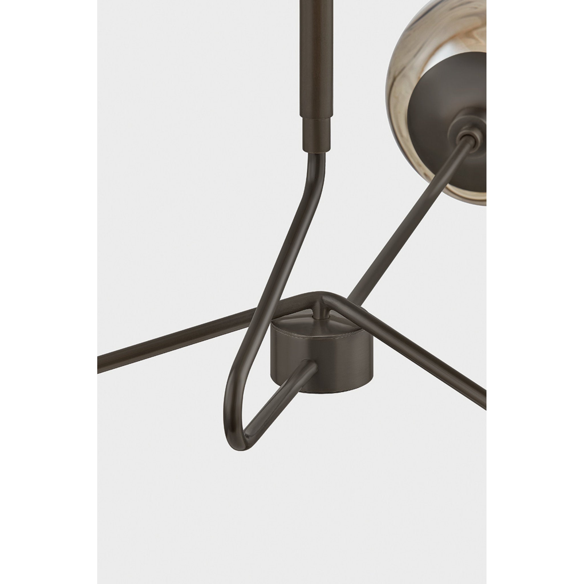 Nyla 3-Light Chandelier in True Bronze 45.5W x 17.25H