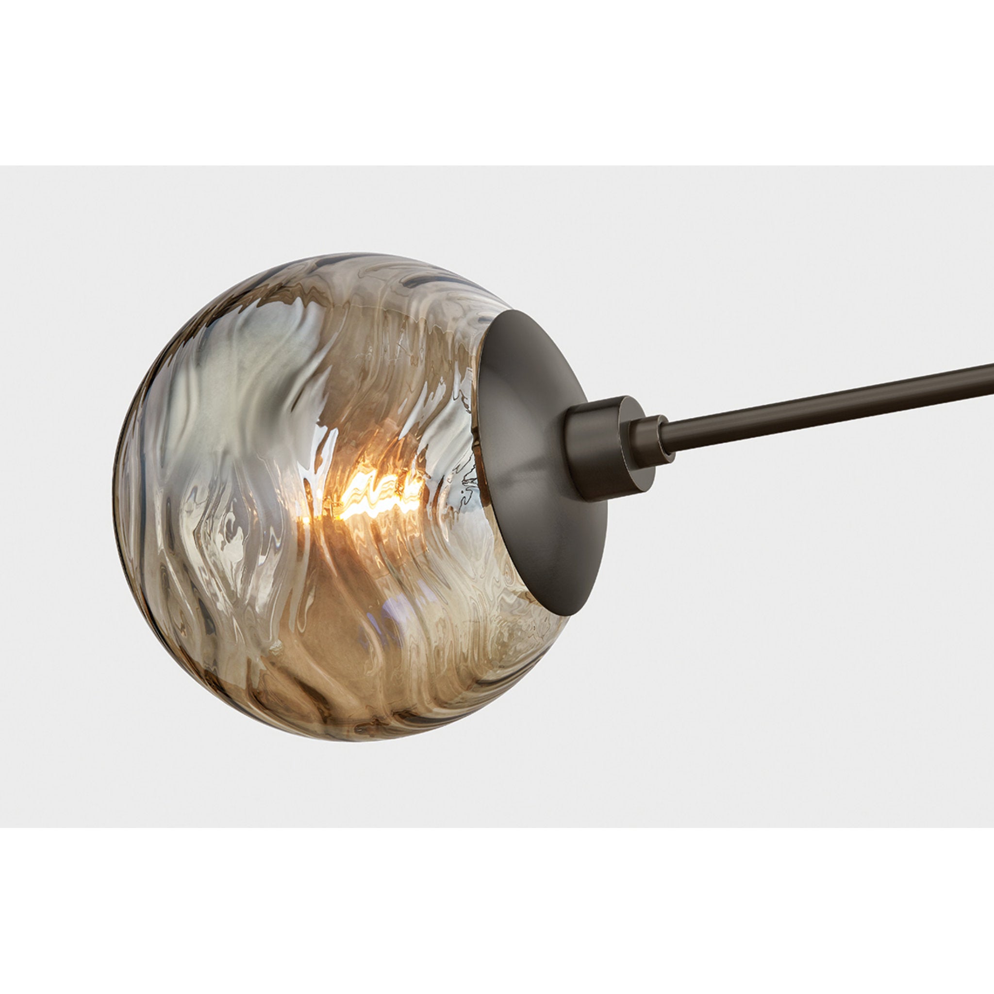Nyla 3-Light Chandelier in True Bronze 45.5W x 17.25H