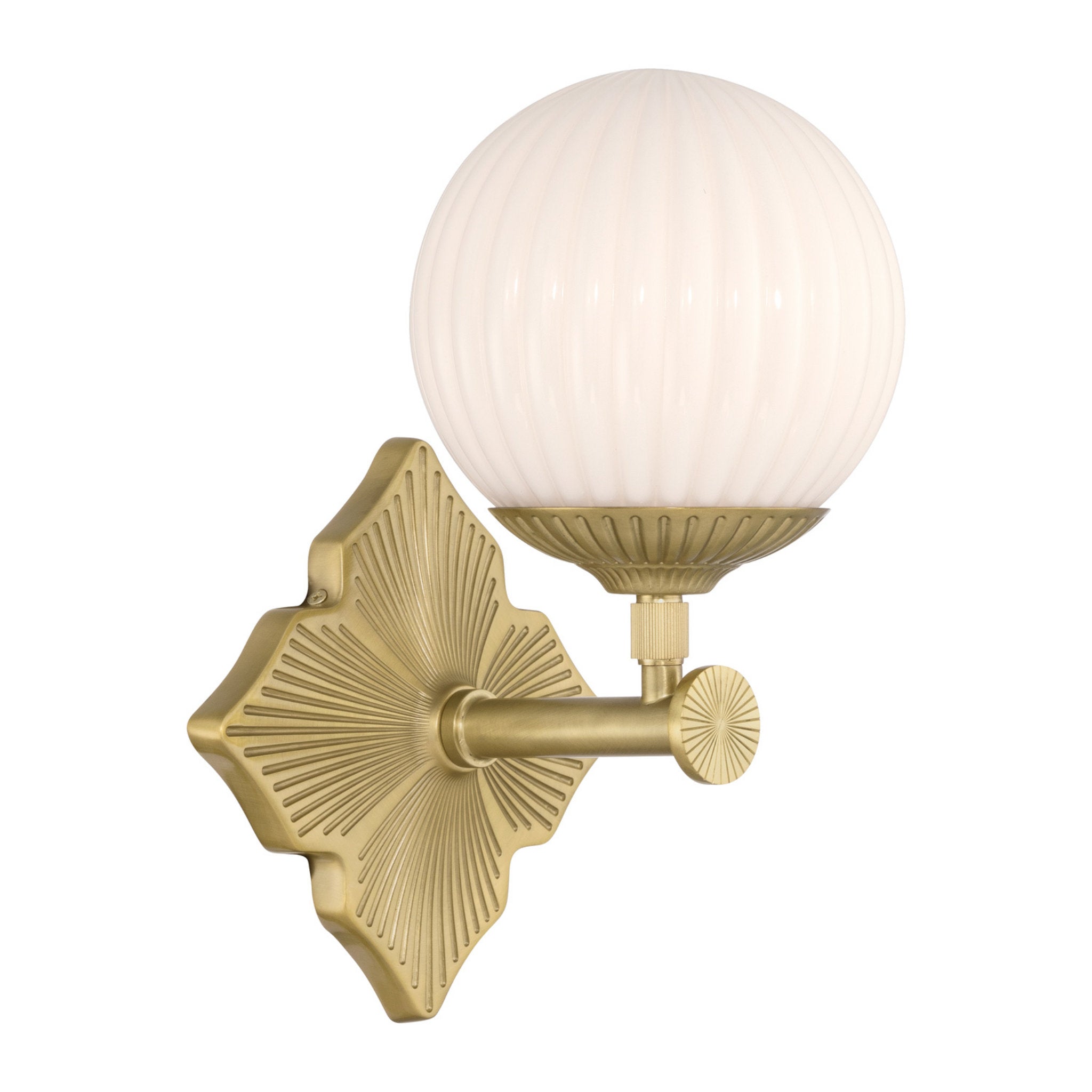 Orly 7.5'' Aged Brass Sconce Gold 7.5"W x 12"H x 7.5"D