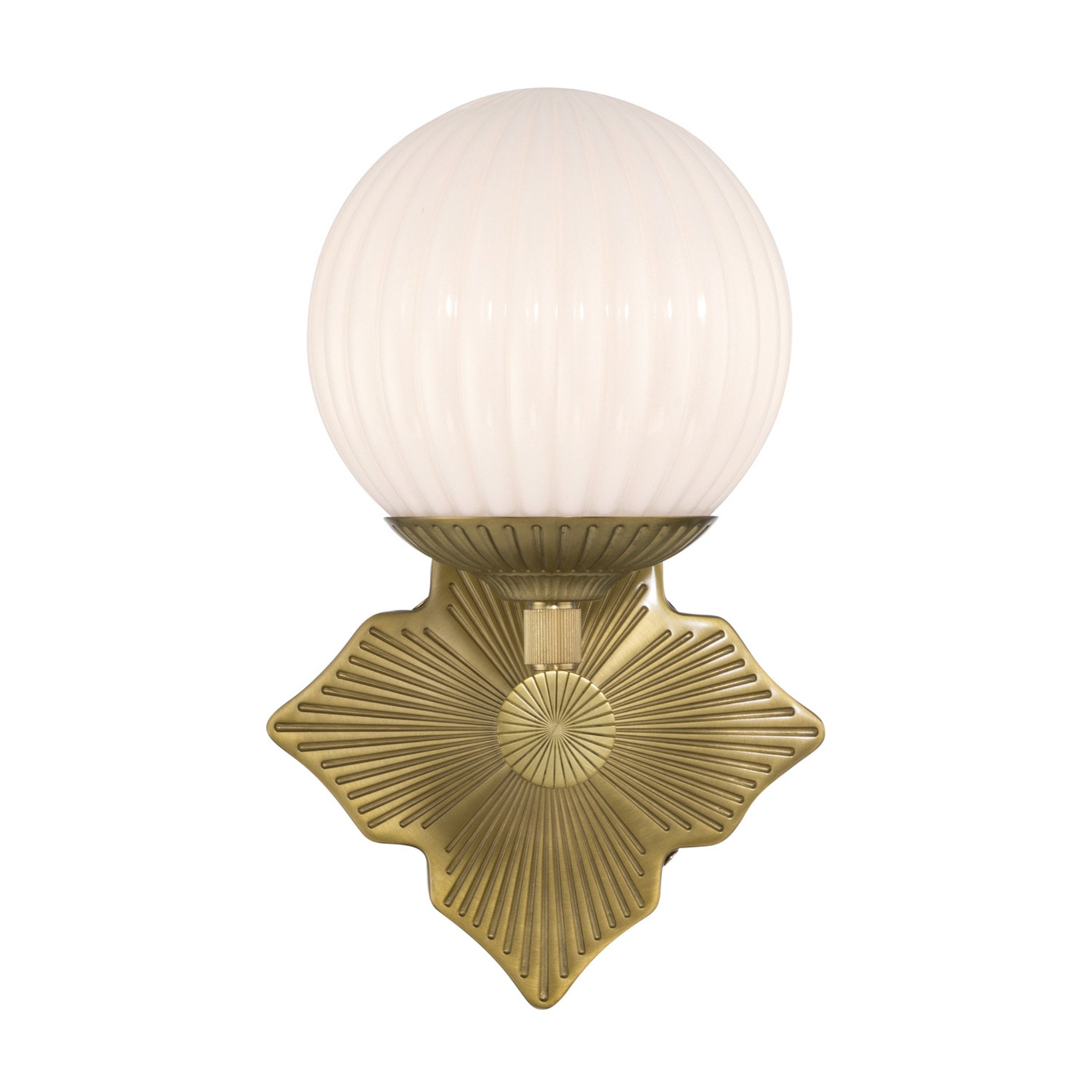 Orly 7.5'' Aged Brass Sconce Gold 7.5"W x 12"H x 7.5"D