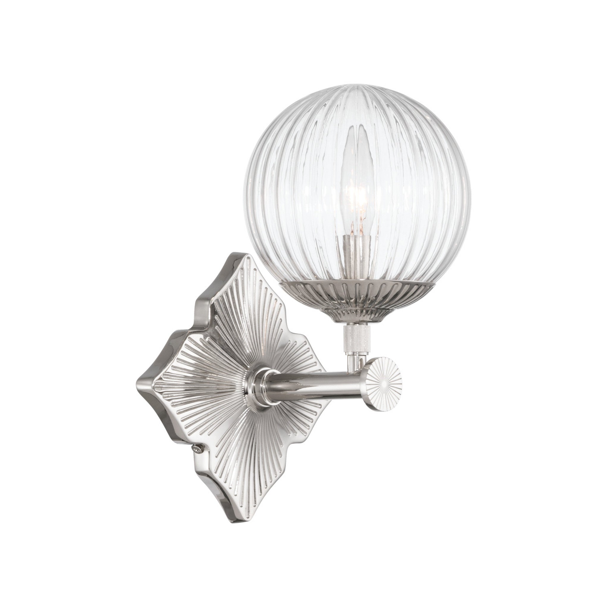 Orly 7.5'' Polished Nickel Sconce Silver 7.5"W x 12"H x 7.5"D