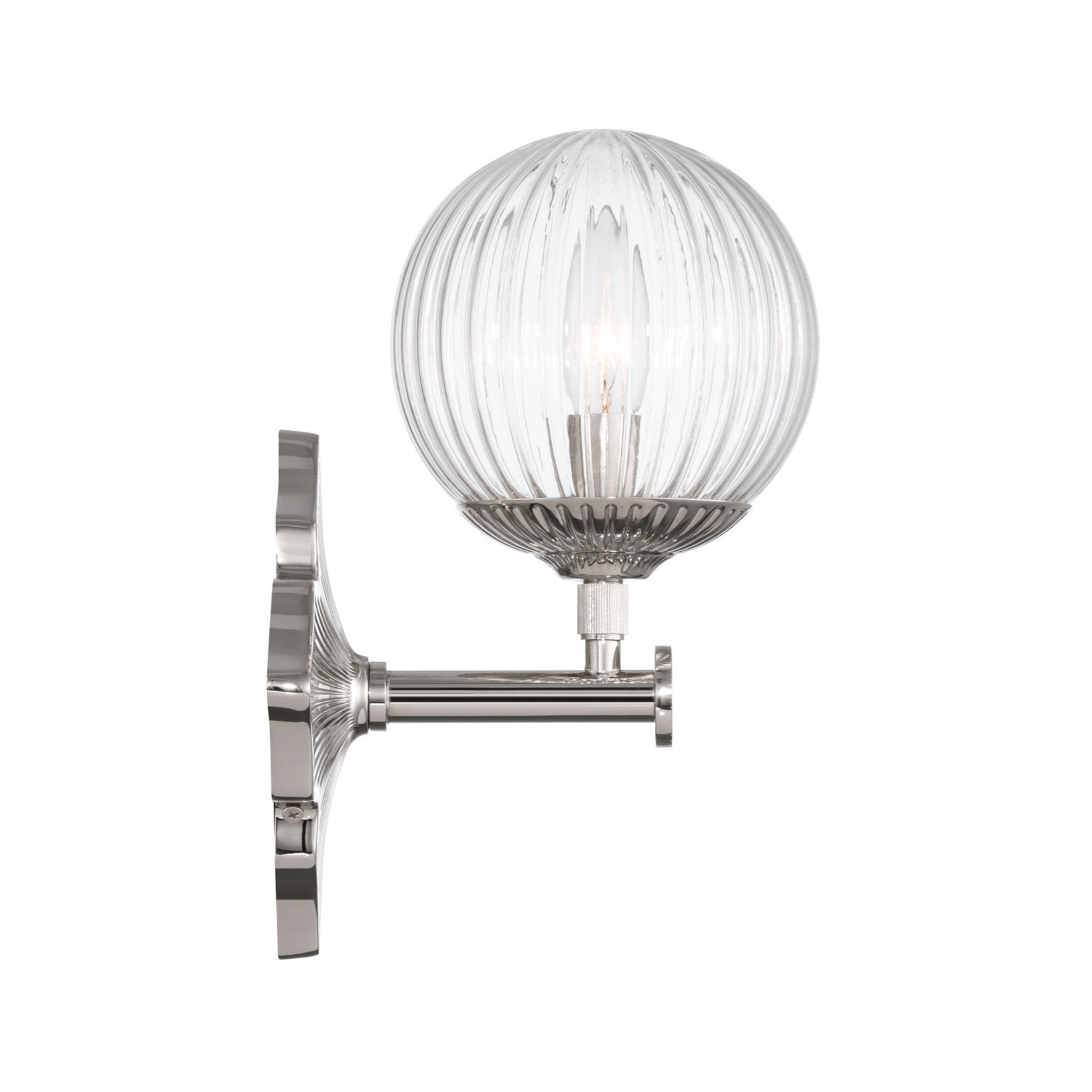 Orly 7.5'' Polished Nickel Sconce Silver 7.5"W x 12"H x 7.5"D
