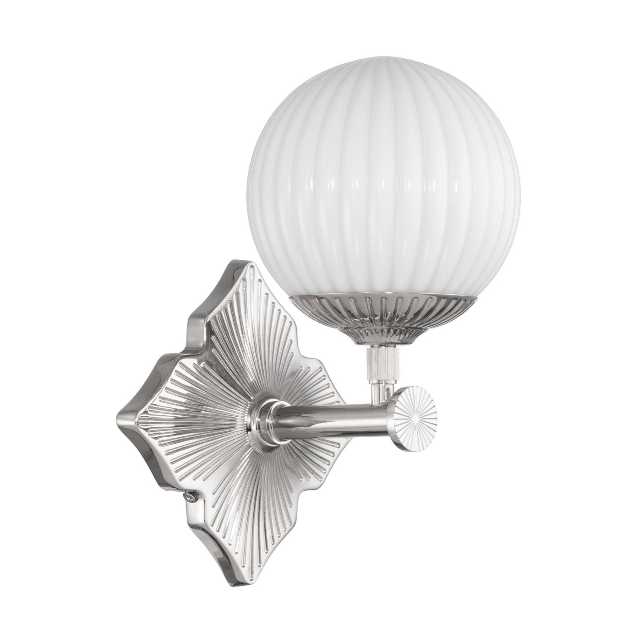 Orly 7.5'' Polished Nickel Sconce Silver 7.5"W x 12"H x 7.5"D