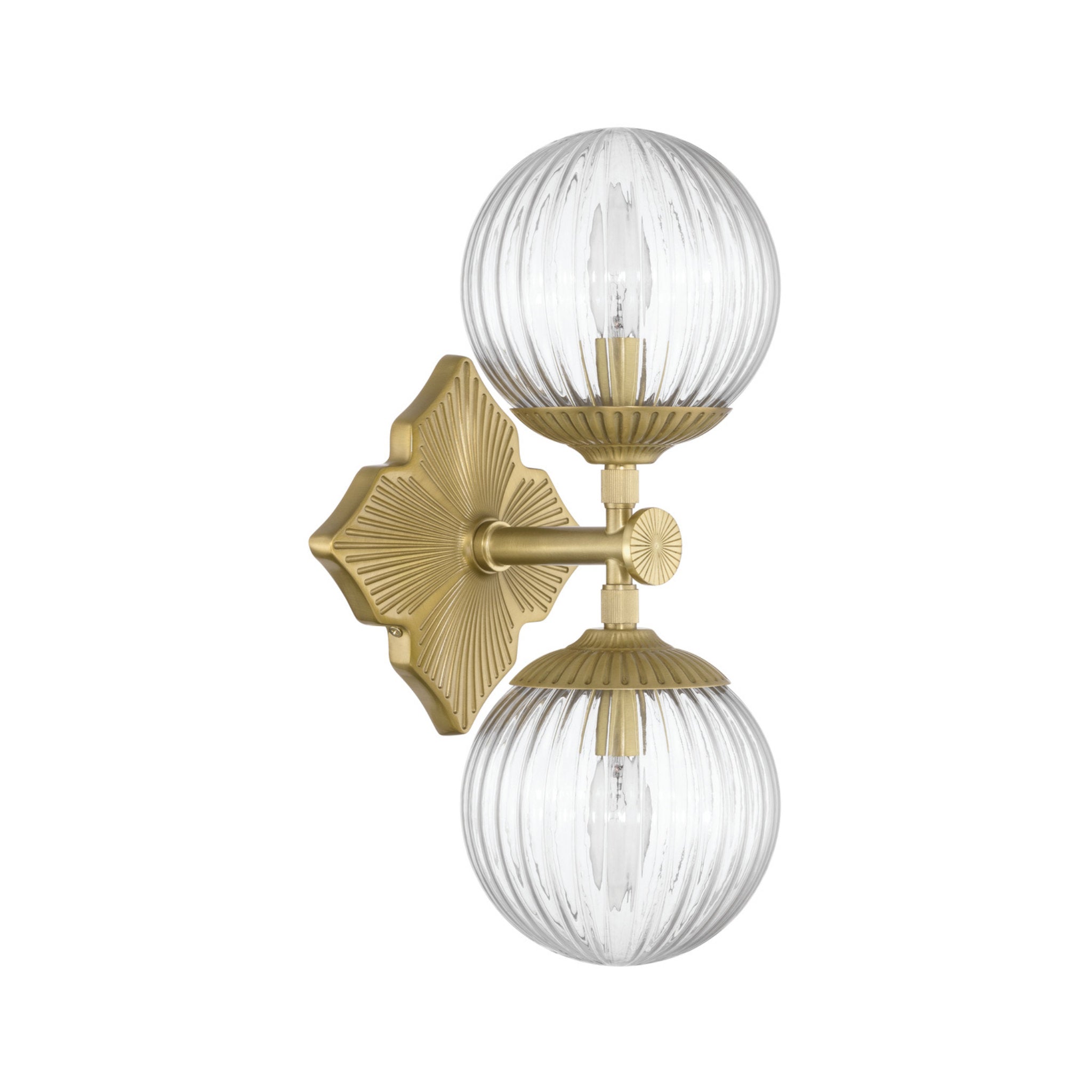 Orly 7.5'' Aged Brass Sconce Gold 7.5"W x 16"H x 7.5"D