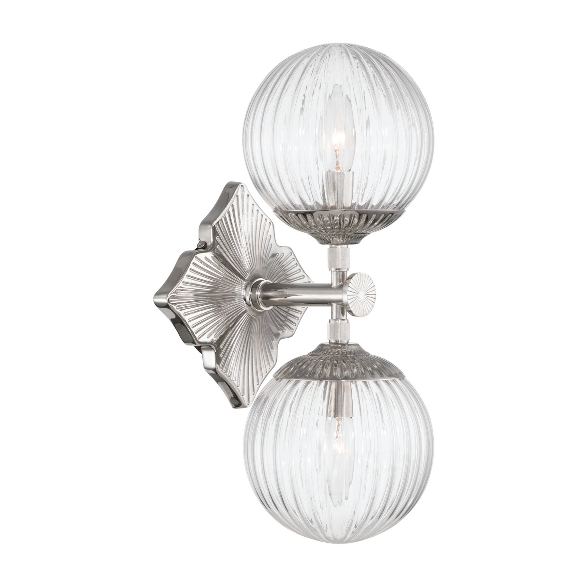 Orly 7.5'' Polished Nickel Sconce Silver 7.5"W x 16"H x 7.5"D