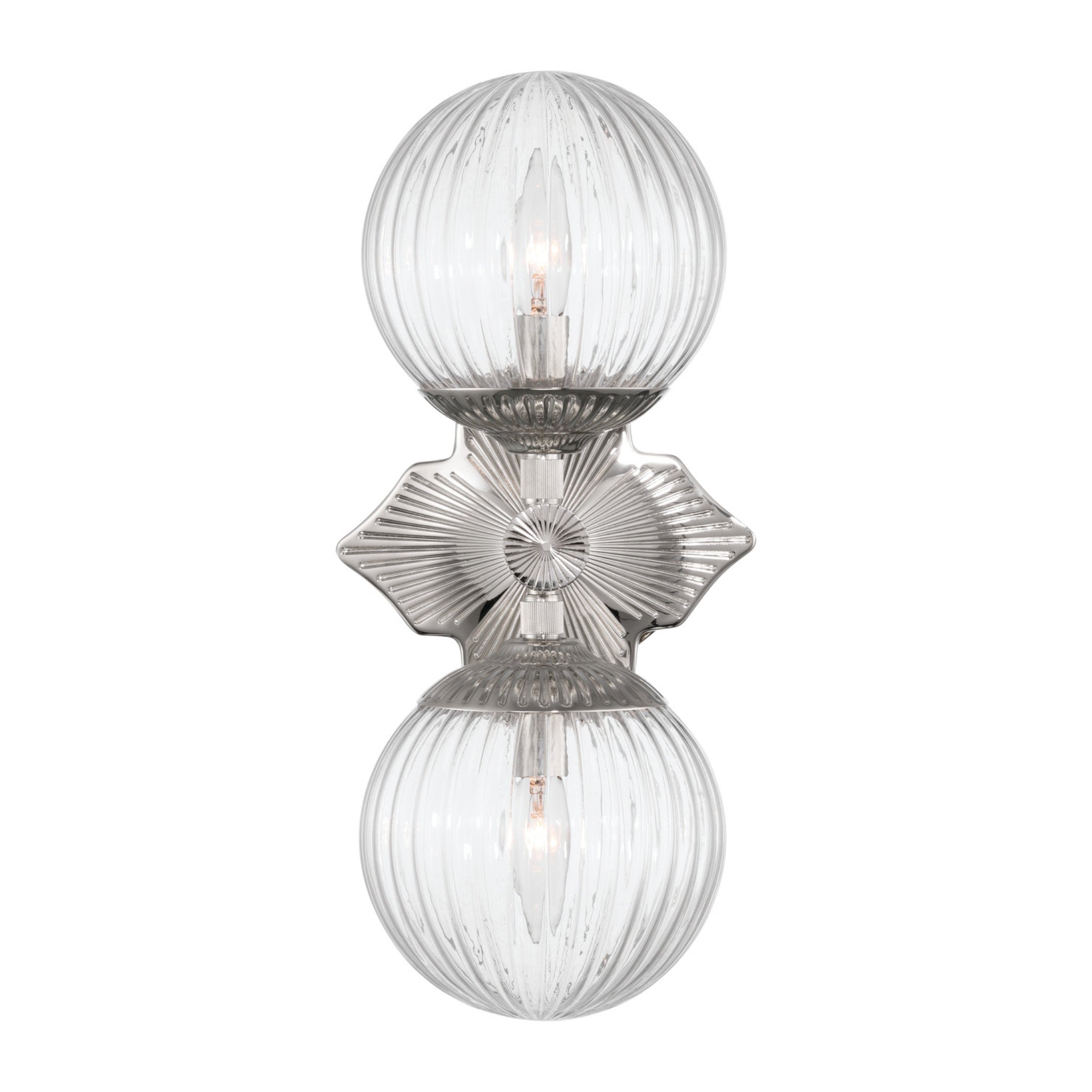 Orly 7.5'' Polished Nickel Sconce Silver 7.5"W x 16"H x 7.5"D