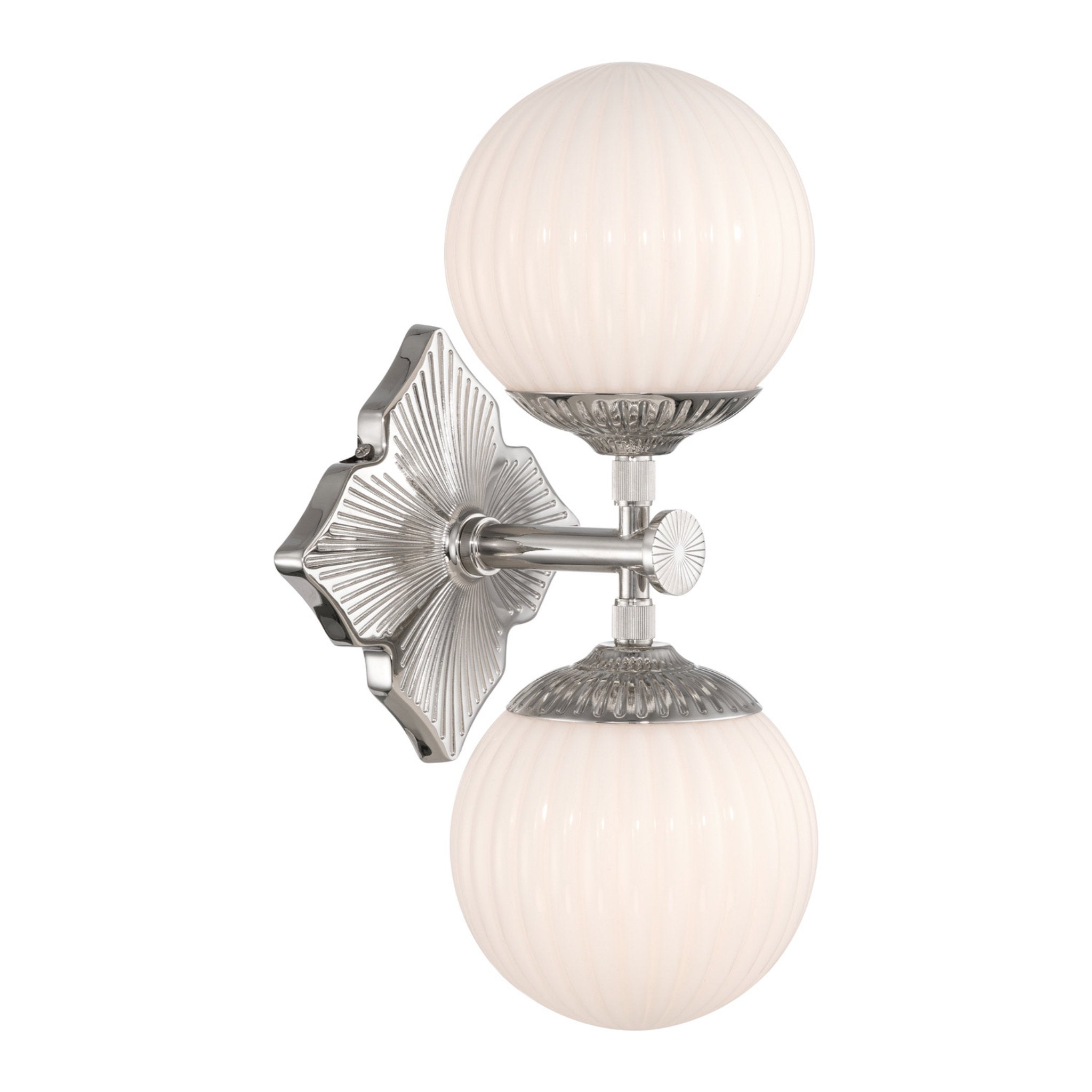 Orly 7.5'' Polished Nickel Sconce Silver 7.5"W x 16"H x 7.5"D