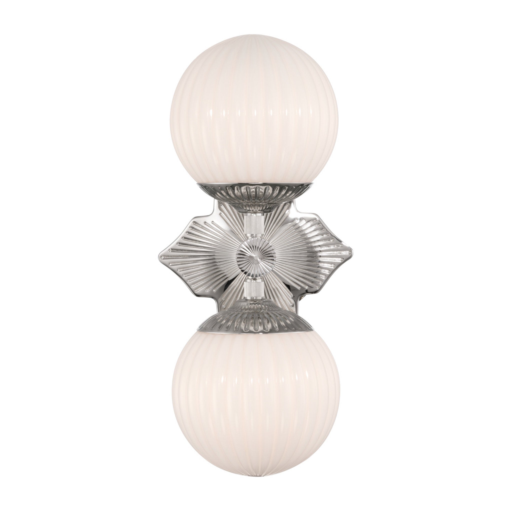 Orly 7.5'' Polished Nickel Sconce Silver 7.5"W x 16"H x 7.5"D
