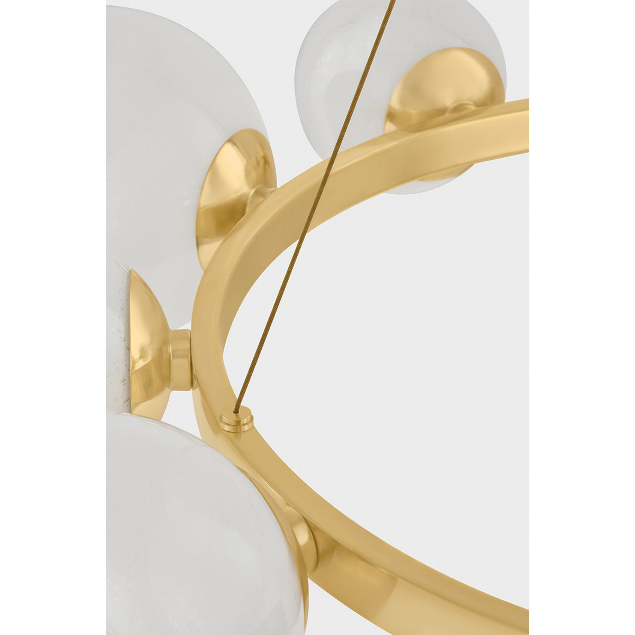 Pacama 11-Light Chandelier in Aged Brass 40.25W x 7.75H