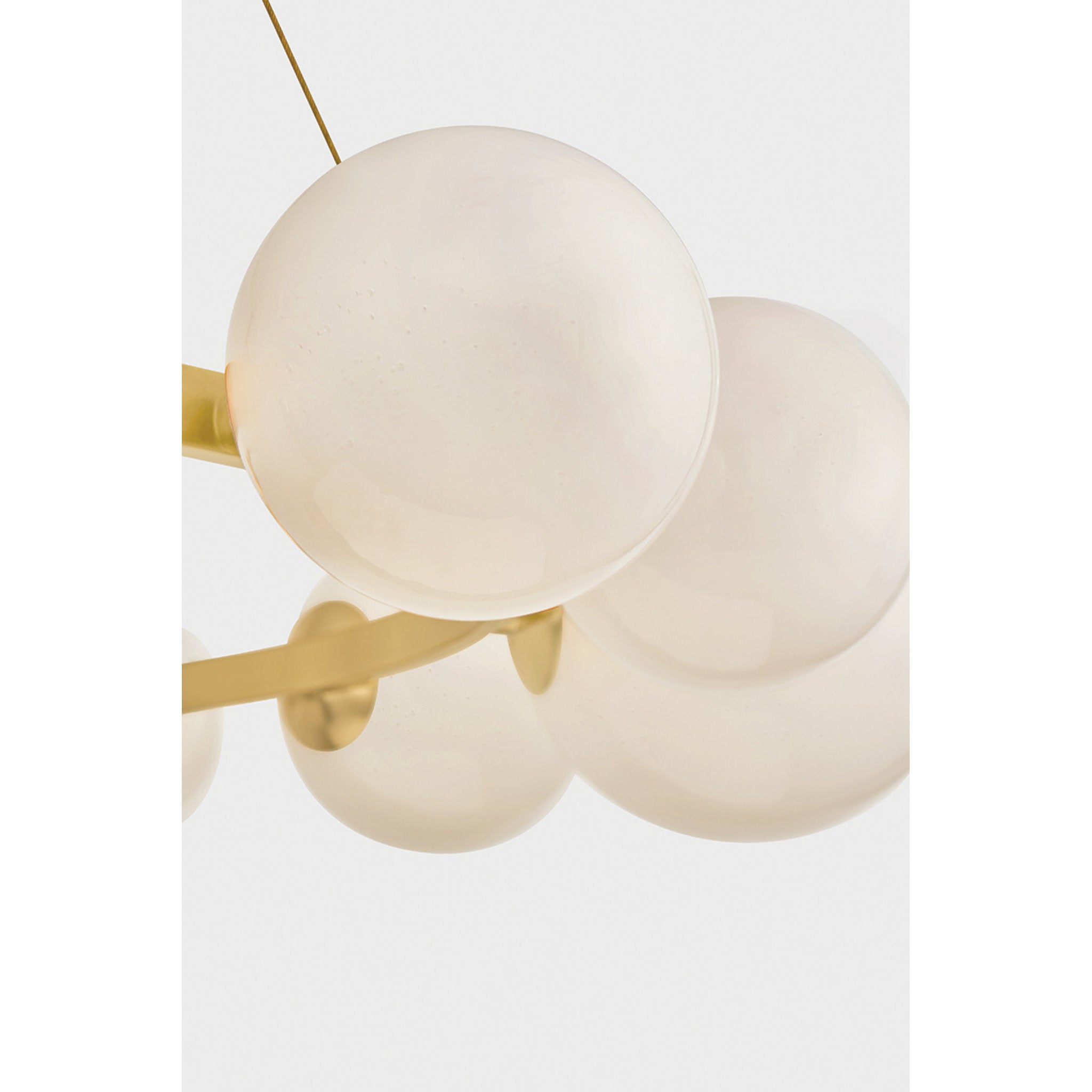 Pacama 13-Light Chandelier in Aged Brass 55W x 9.5H