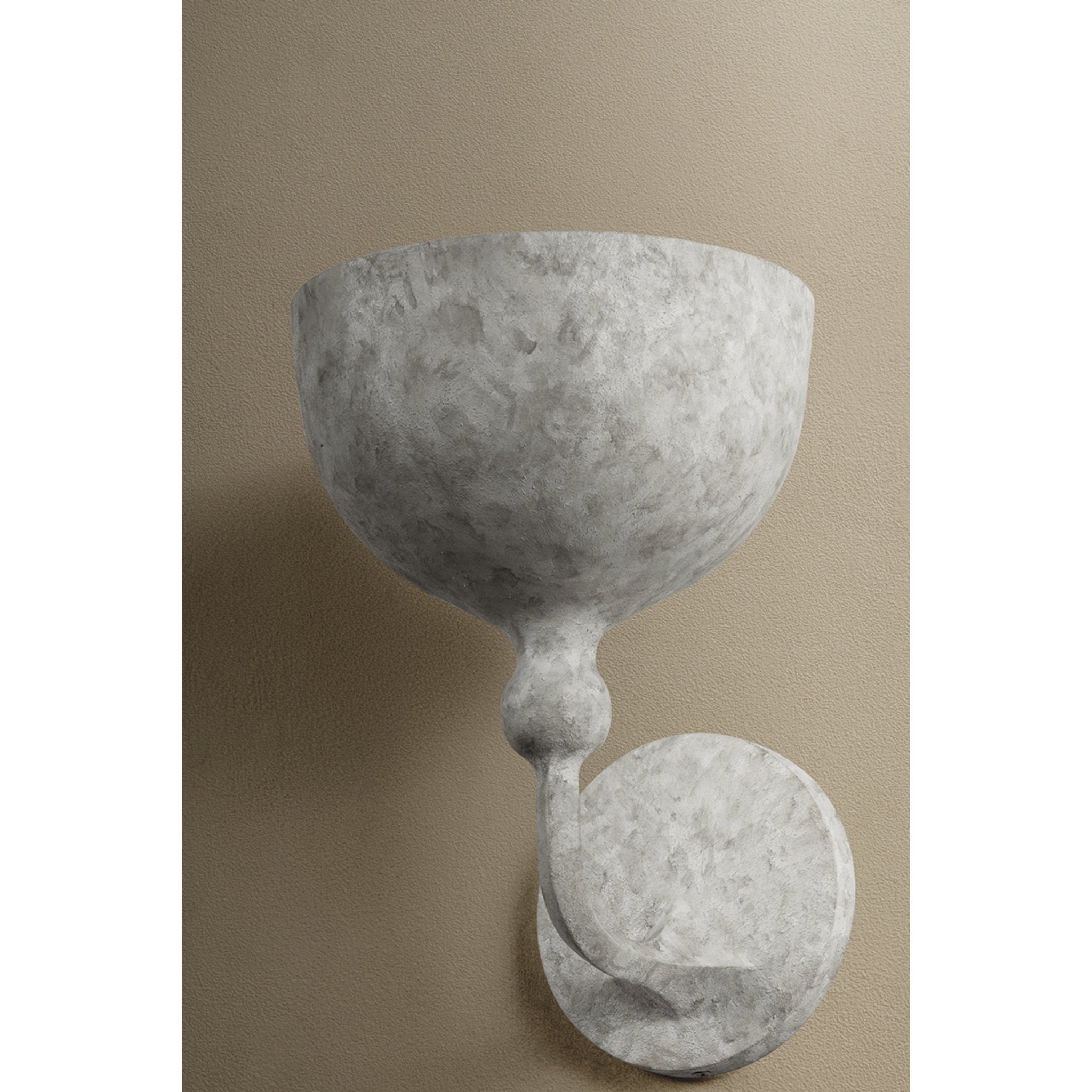Paget 1-Light Wall Sconce in Weathered White 7W x 10.25H
