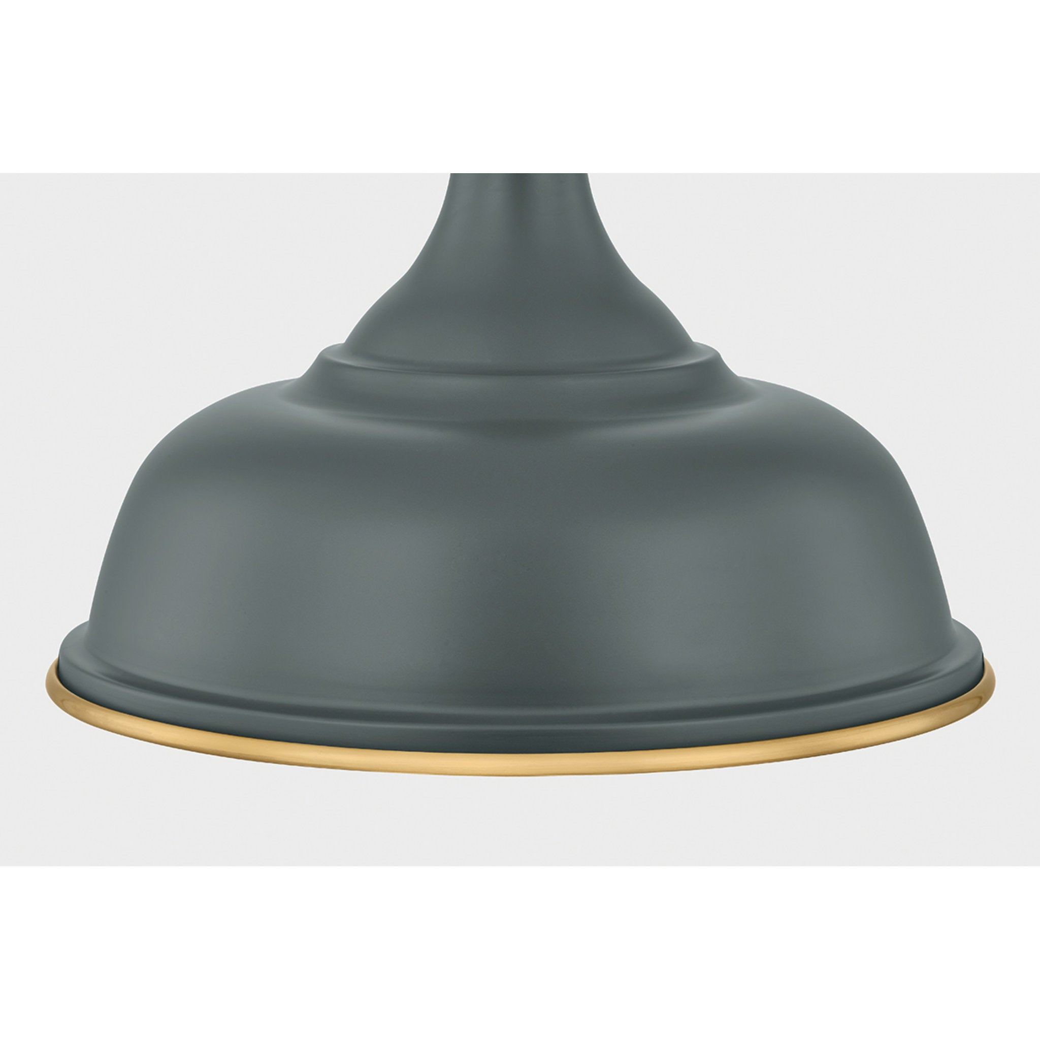 Painted No. 1 3-Light Pendant in Aged Brass by Mark D. Sikes 18.25W x 16H