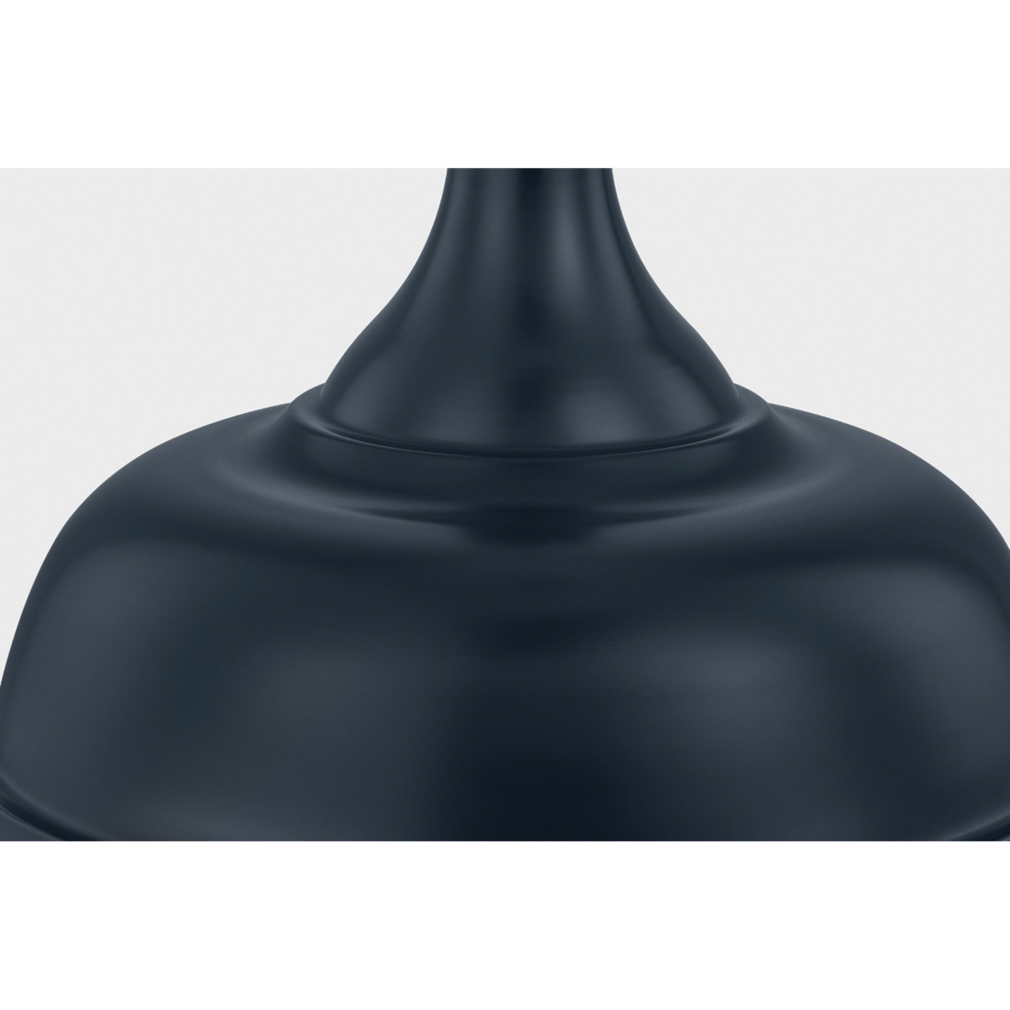 Painted No. 1 4-Light Pendant in Aged Brass by Mark D. Sikes 23.5W x 18.75H (Darkest Blue)