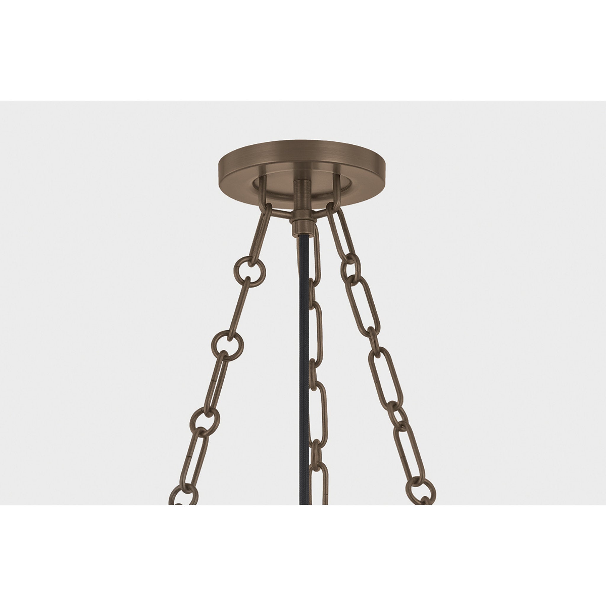 Paradigm 1-Light Pendant in Bronze by Lauren Liess 16.25W x 12H